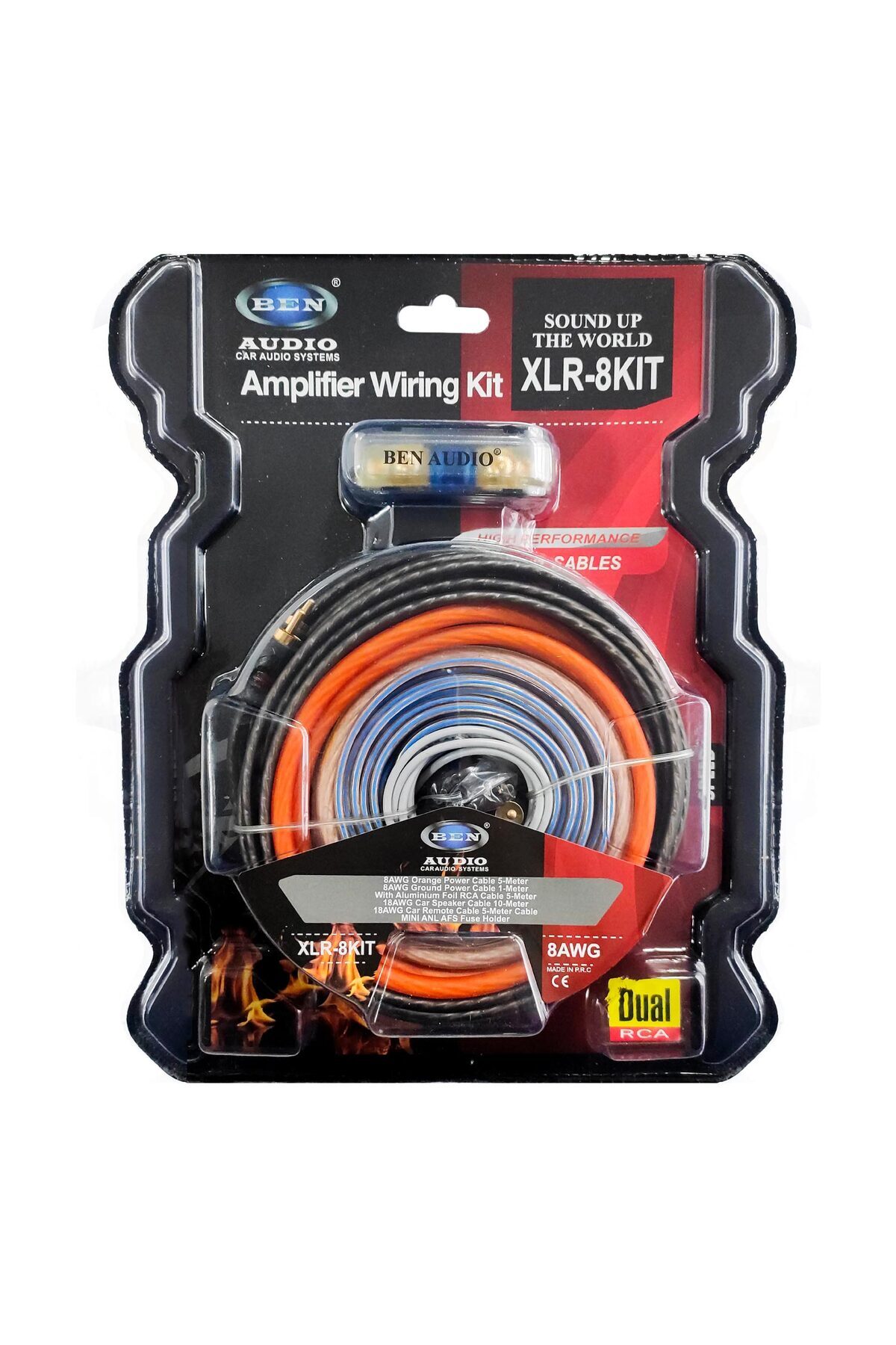 bm audio XLR-8KIT Oto Anfi Kablo Seti 8GA Vakumlu