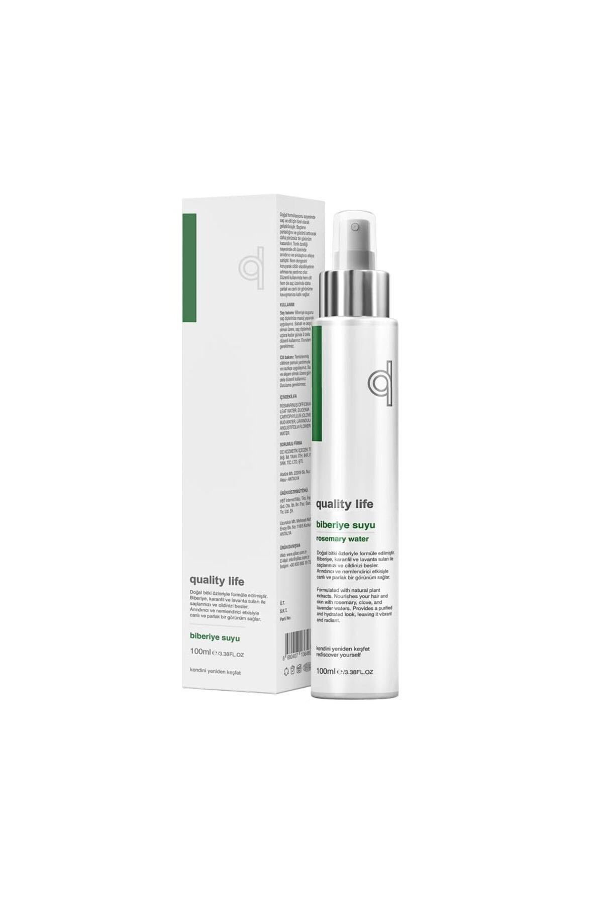 Shop a Way Saf Biberiye Suyu Saç Cilt Toniği