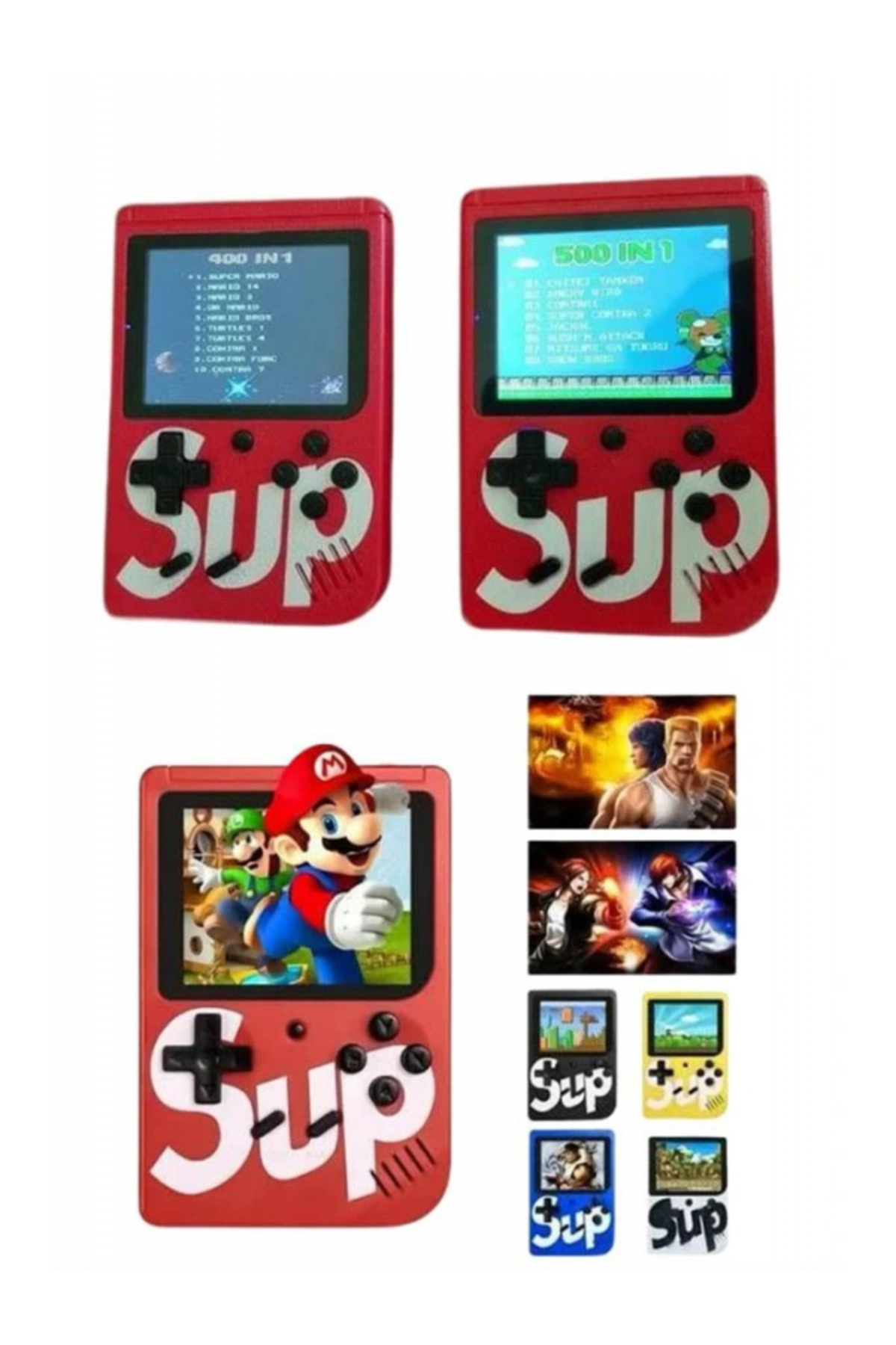 SELFBUYSELL Sup Atari Retro 400 Nostalji Oyunlu Mini Atari Taşınabilir Oyun Konsolu