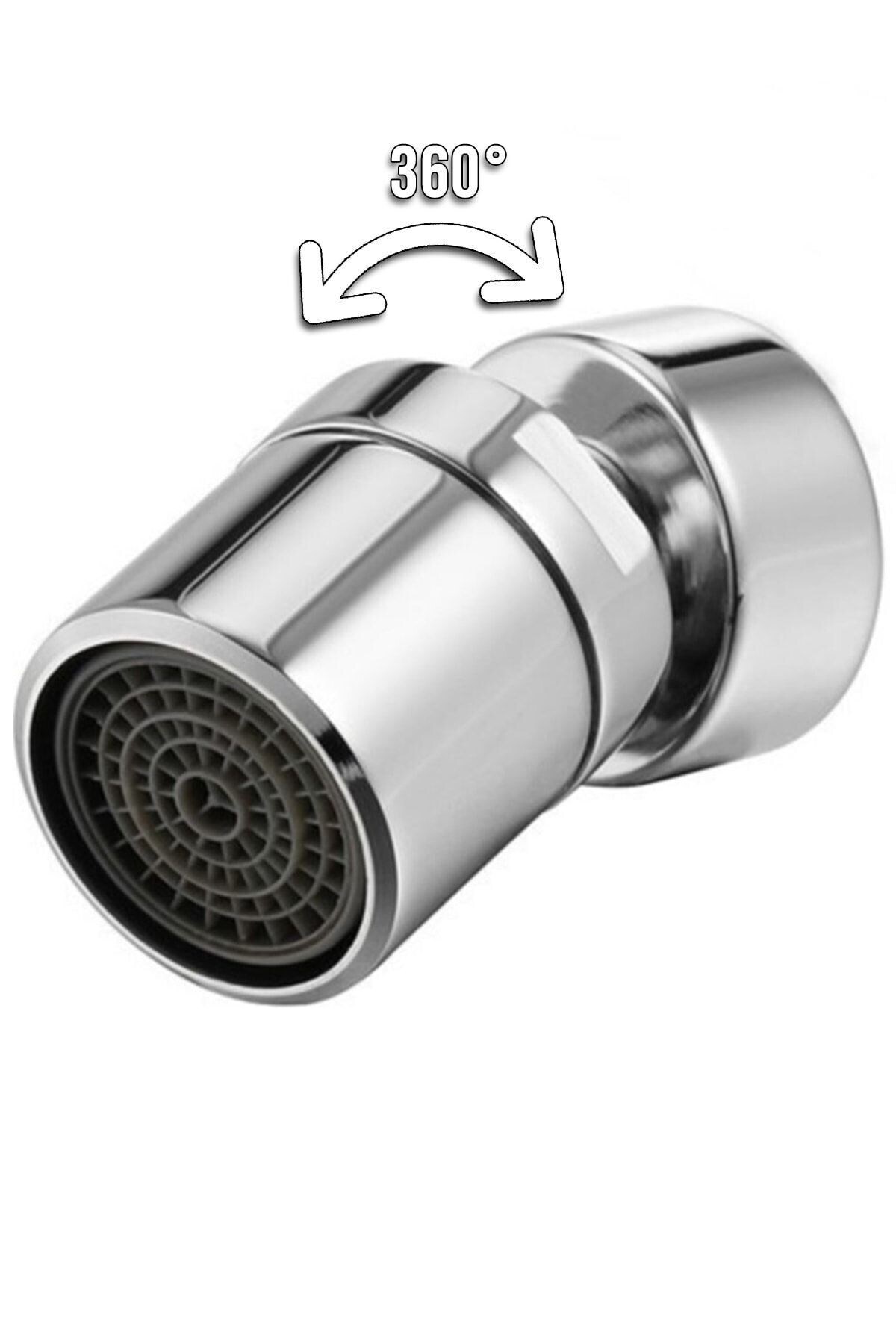 Viosa Tasarruflu Musluk Başlığı 360 Derece Hareketli Metal Mutfak Batarya Ucu Perlatör Iç Dişli