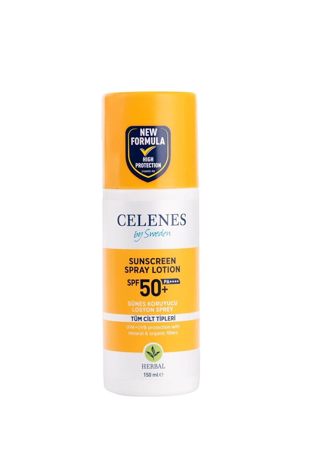 Hype Store Celenes Herbal SPF 50+ Güneş Koruyucu Spray Losyon (150 ml) Çok Renkli