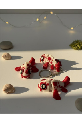 Nycruin3D Hareketli Koi Balığı Anahtarlık 1 ADET