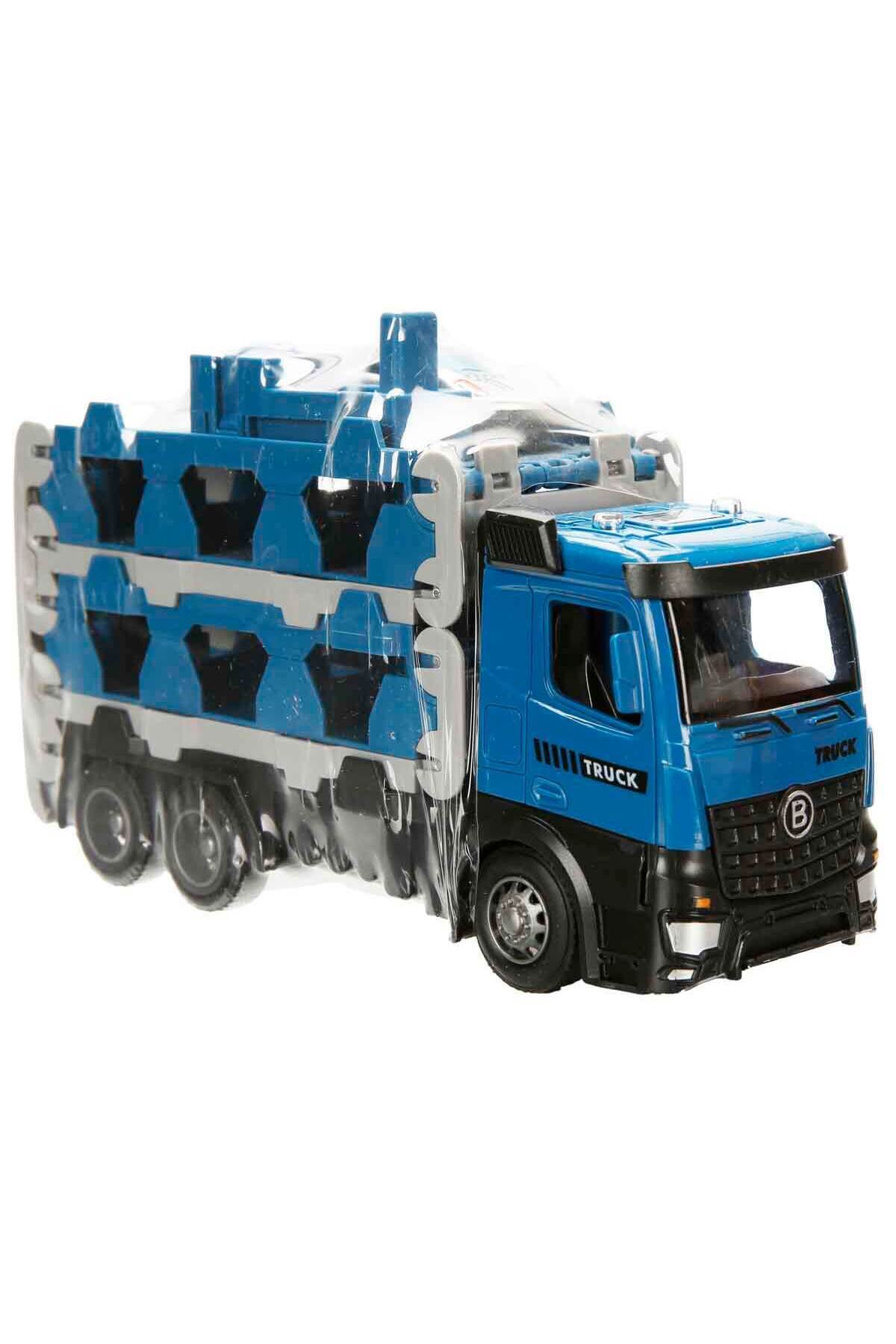 BAMTEBİ Maxx Wheels Sürtmeli Taşıyıcı Kamyon Fırlatıcılı Araçlı Açılıp Kapanabilen Taşıyıcı Tır Lcvr