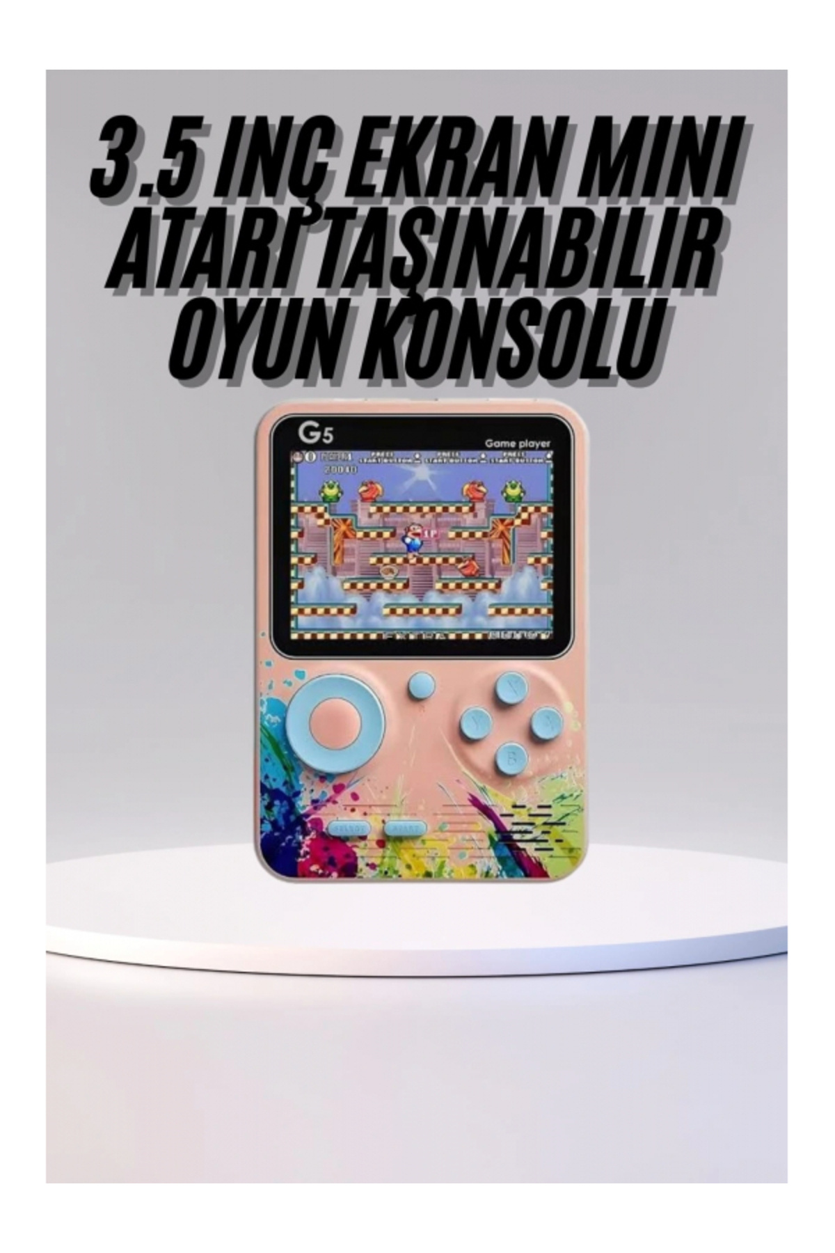 SELFBUYSELL Game Box Mini 500 Adet Retro Oyun Taşınabilir Oyun Konsolu
