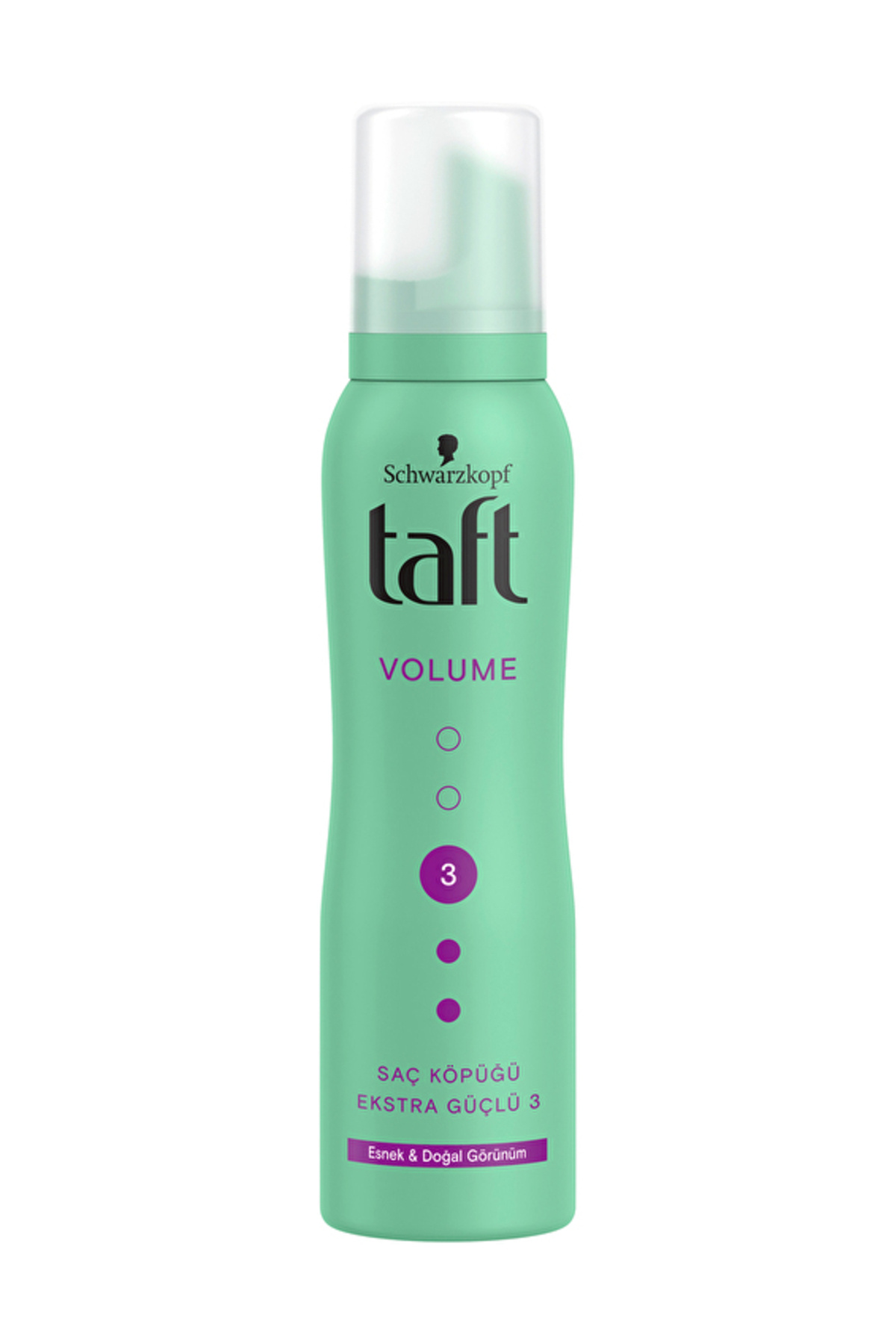 Taft 3 ADET Saç Köpüğü 150 Ml No 3 Extra Hacim