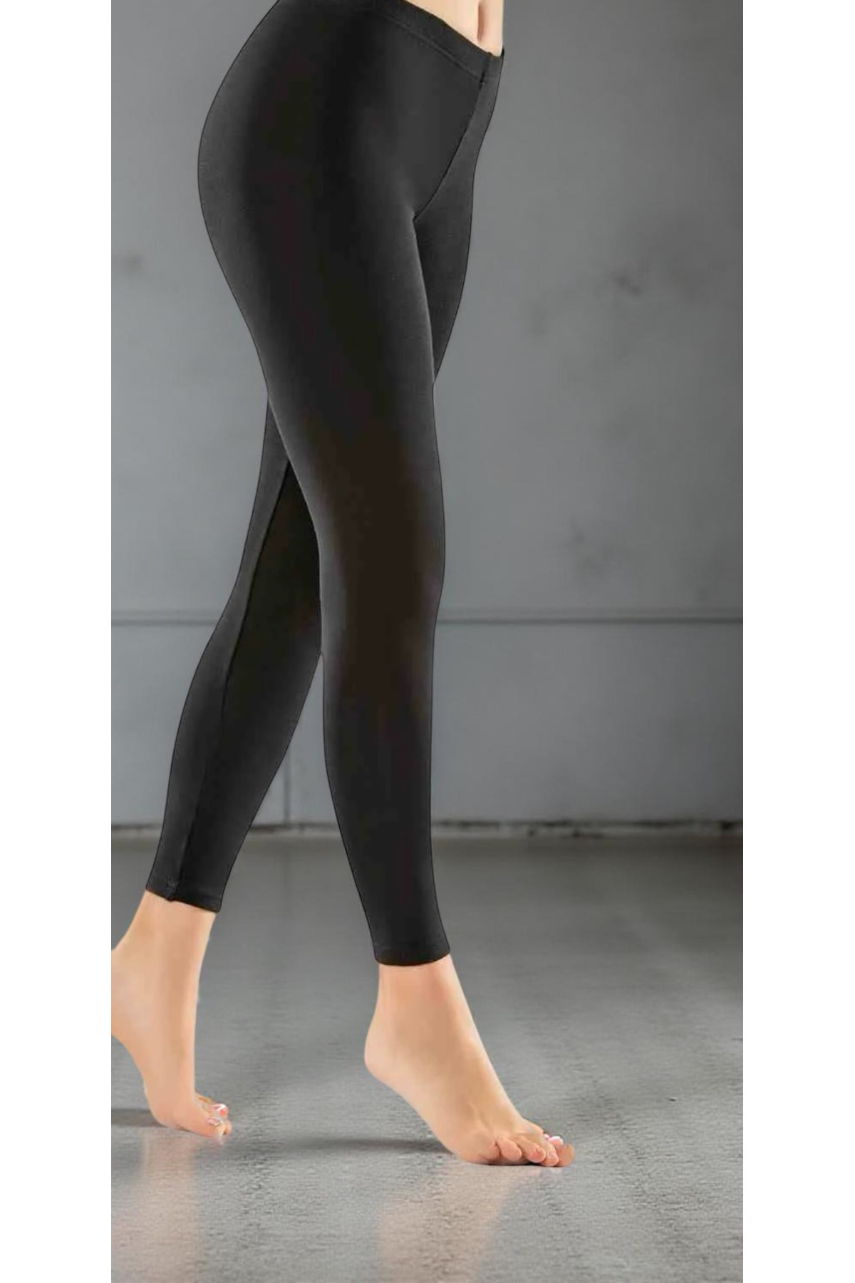 Muensu Kadın Pamuklu Thermal Tayt, Kışlık Tayt, Kutulu Termal Tayt