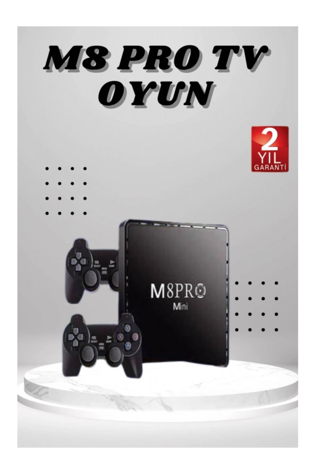 SELFBUYSELL M8 Pro Mini 2.4g 10k Ultra Hd 64 Gb Tv Box Android Tv Game Box 2 Adet Oyun Konsolu