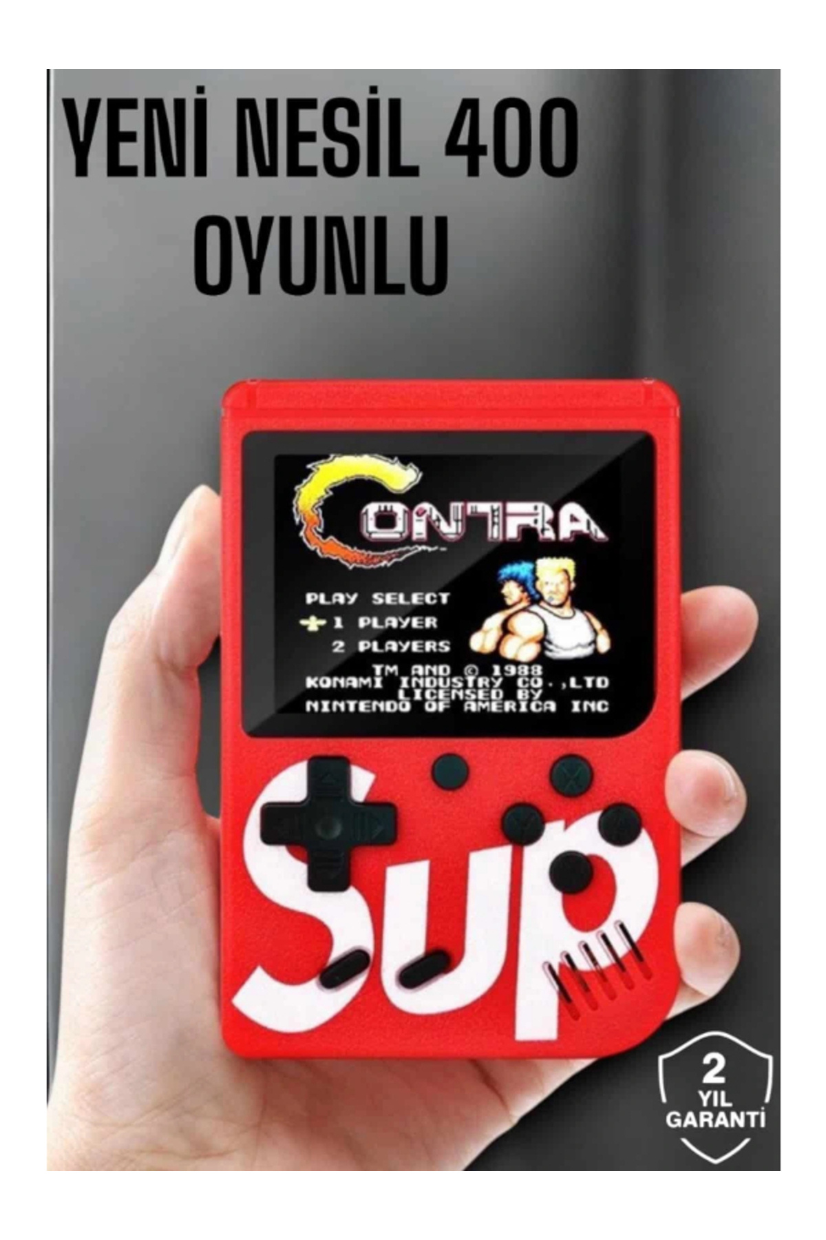 SELFBUYSELL Çocuklara Özel Sup 400 Oyunlu Mini Oyun Konsolu