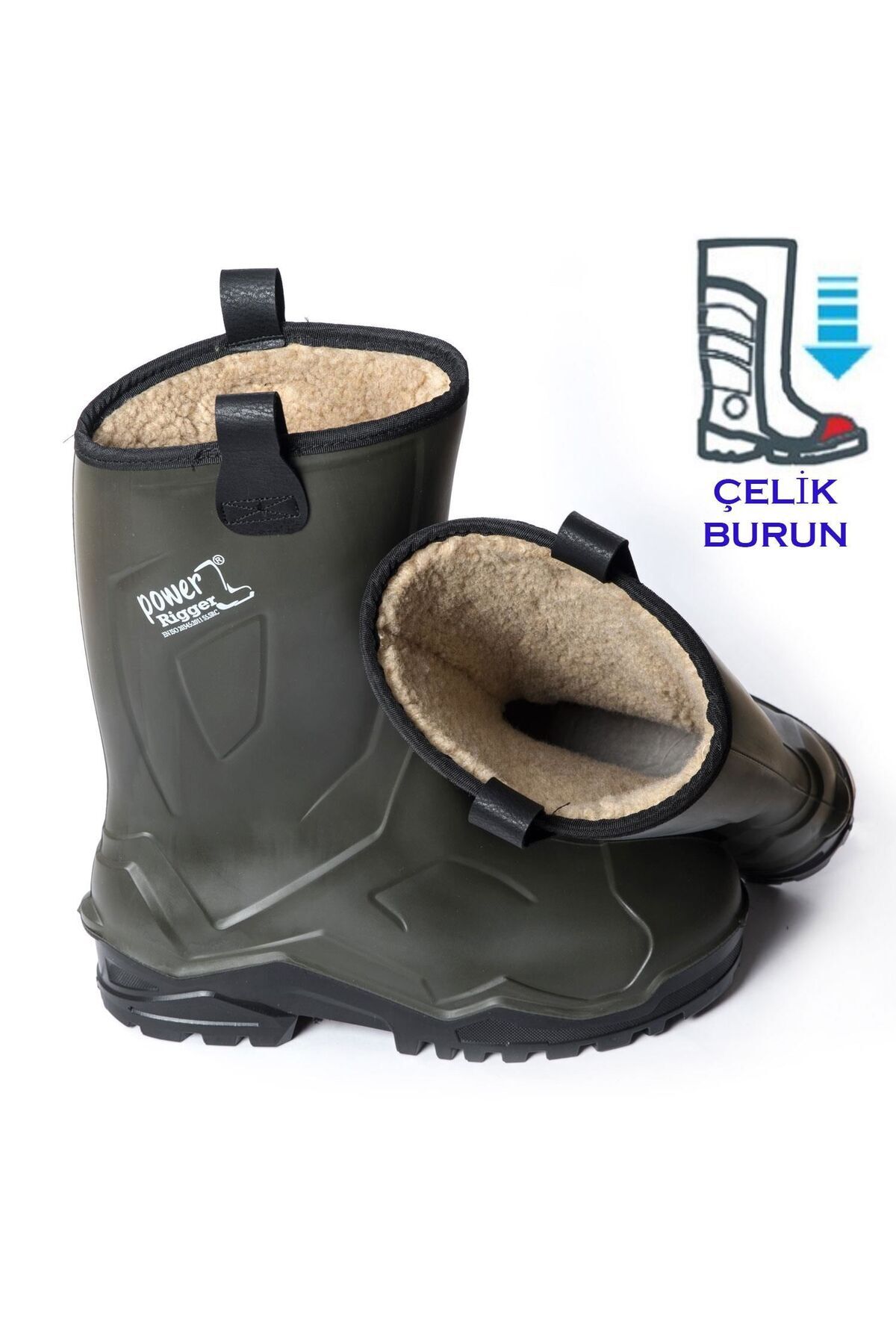 INURA GLOBAL Pollyboot Power Rigger Çizme Çelik Burunlu 40 Numara