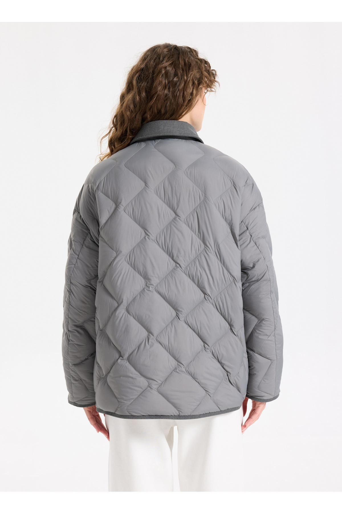 Jeep  Antrasit Kadın Mont J5WL-MNT7162 - Görsel 6