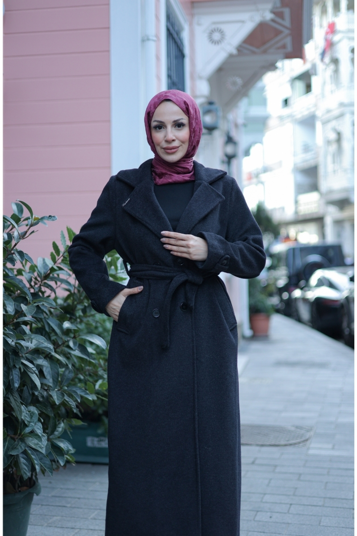 KADEEM  Elzem Moskov Kaşe Kaban -7006 - Görsel 4