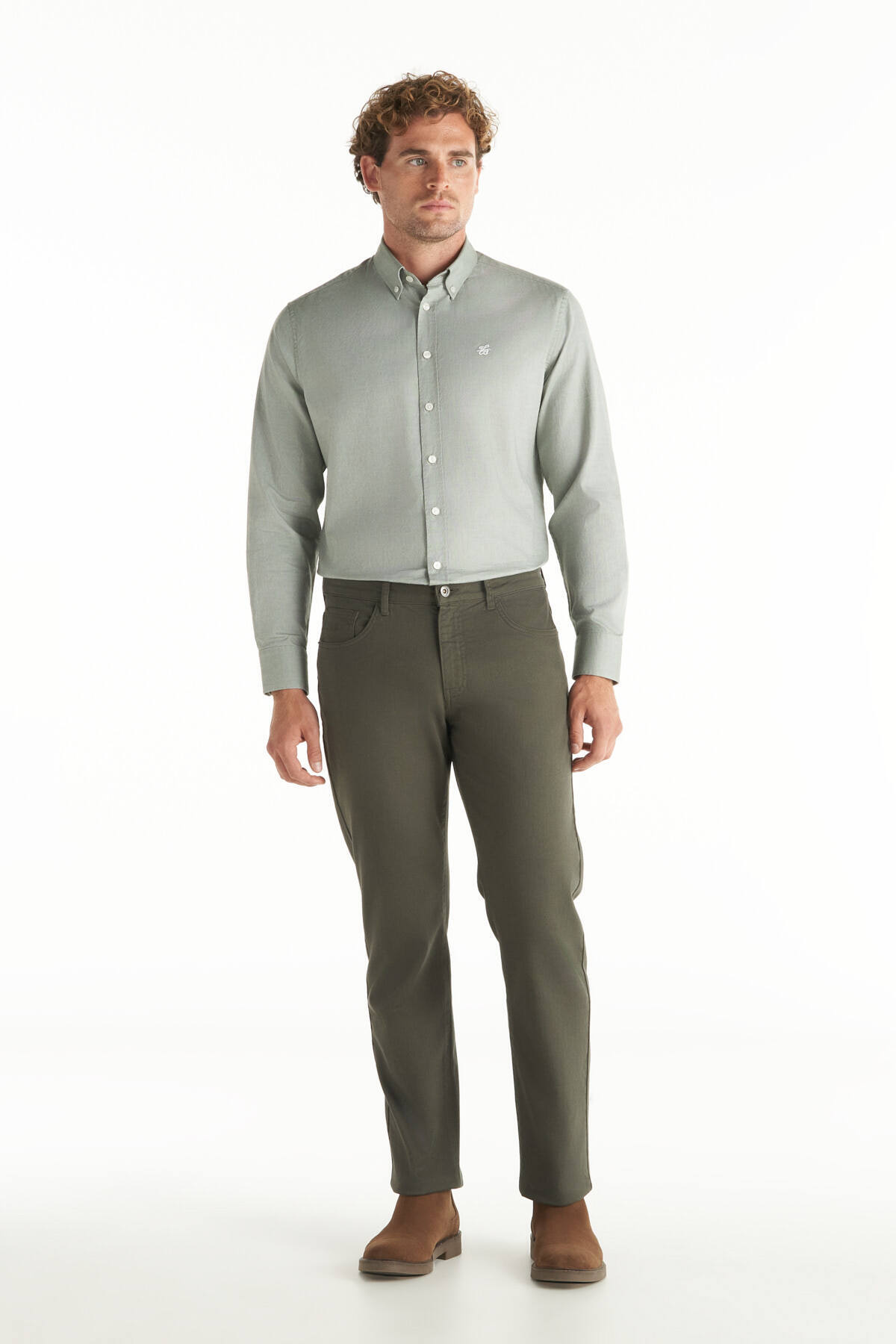 Ted Baker PARÇA BOYA REGULAR FIT 5 CEP PANTOLON