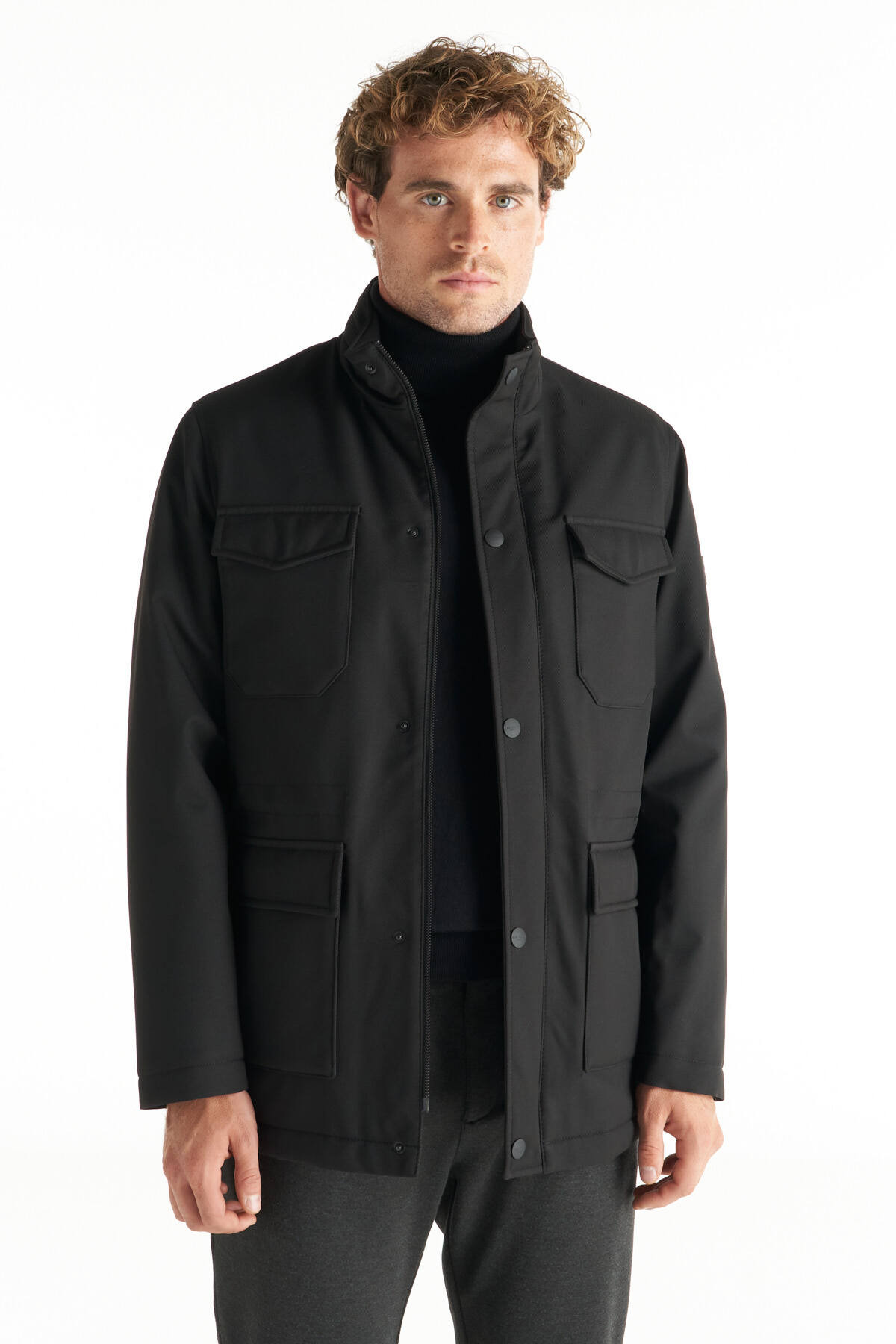 پالتو مردانه راسته آستین استاندارد | Ted Baker TBFW25MOTW026 - تصویر 4