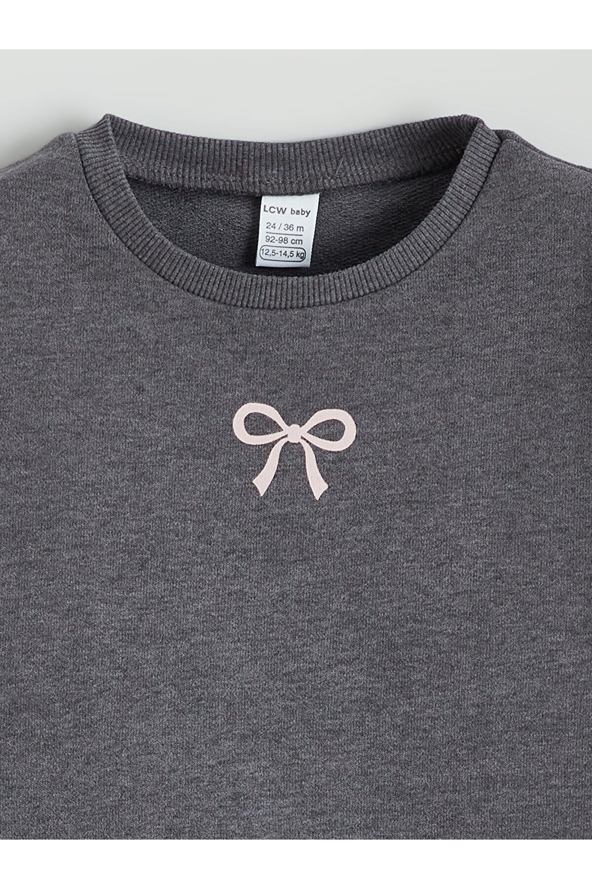 LC Waikiki Fiyonk Baskılı Kız Bebek Sweatshirt fotoğrafı 3 (önizleme)