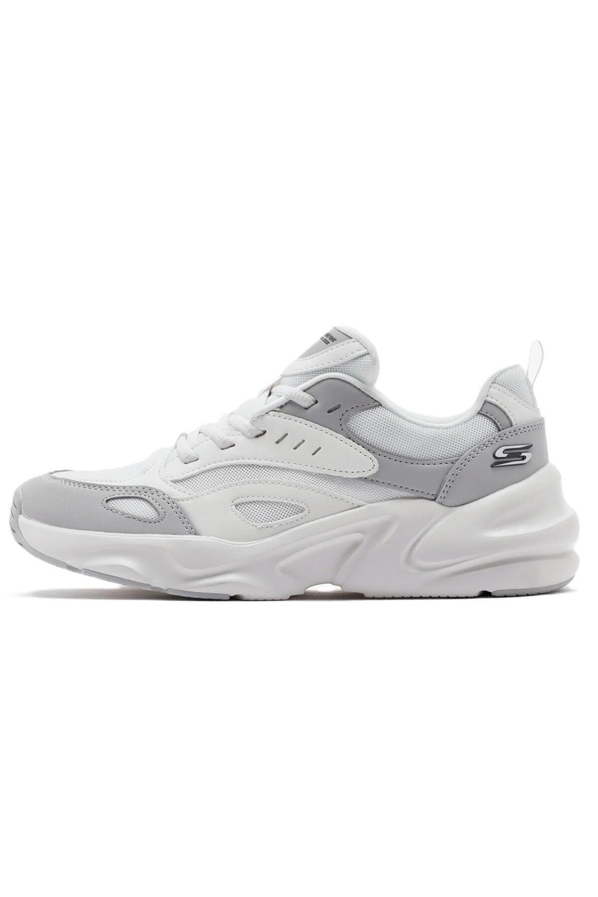 اسکچرز کفش ورزشی زنانه بابز بابینا مموری فوم، کفش ورزشی زنانه با کفی مموری فوم، سفید