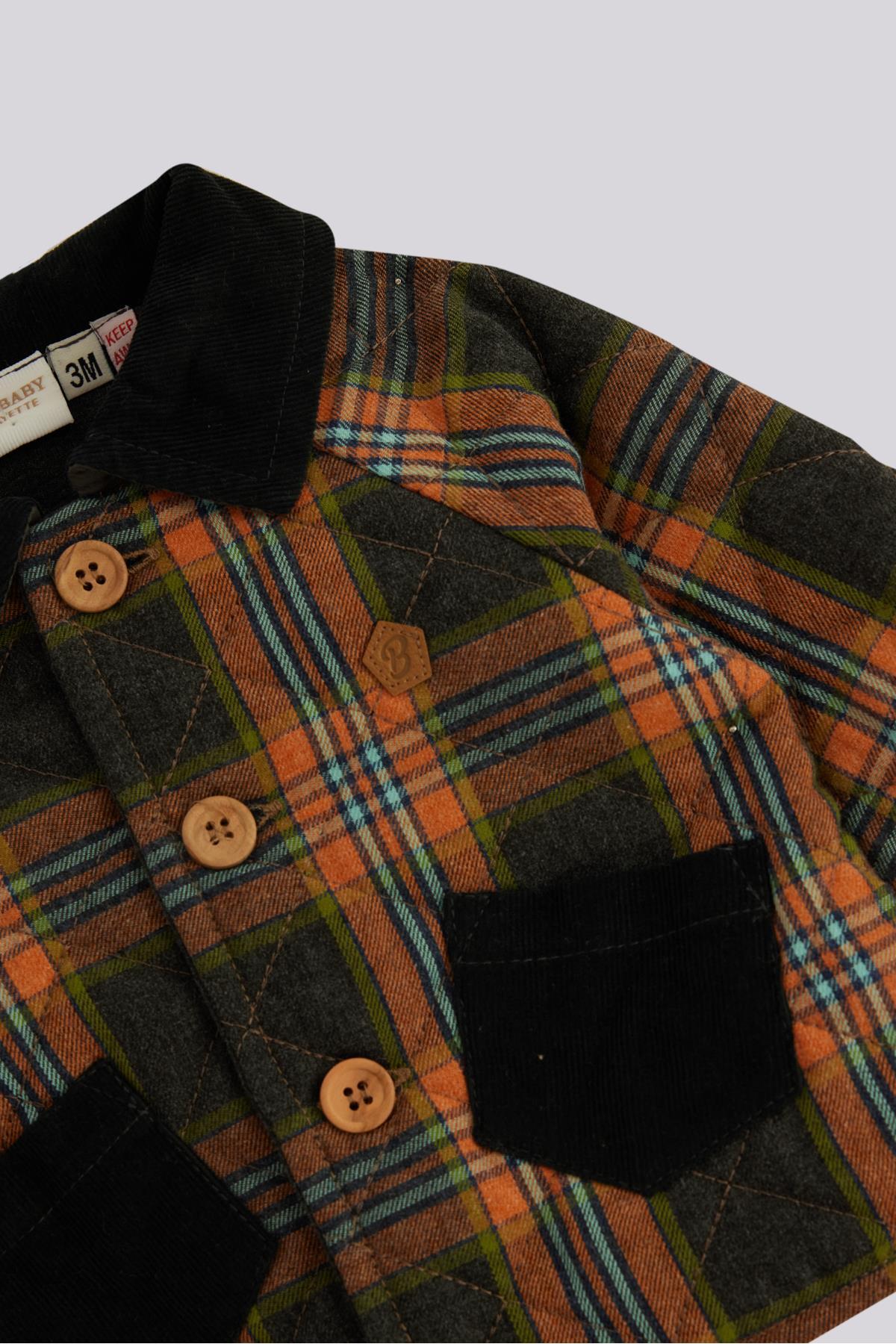 Layette BG Store Erkek Bebek Ekose Ceket fotoğrafı 2 (önizleme)