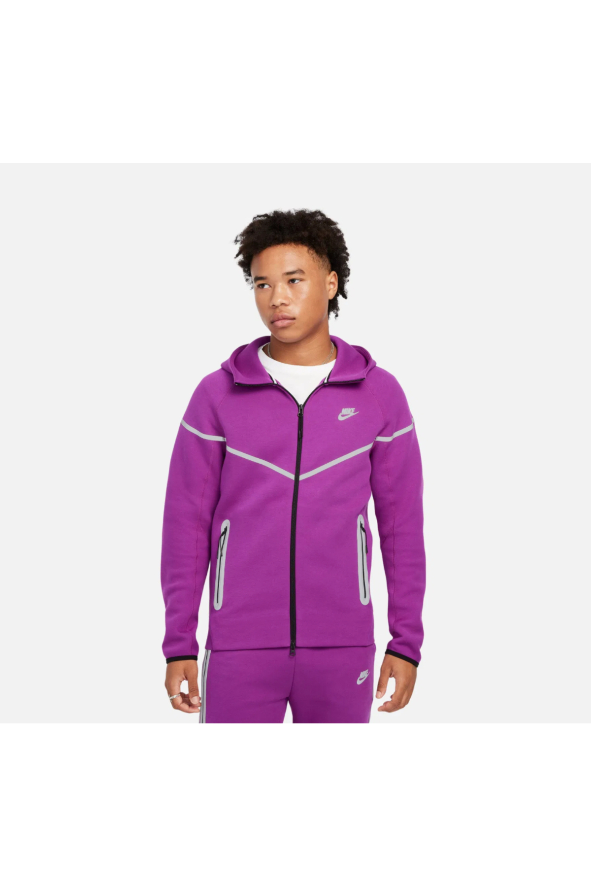 هودی مردانه تمام زیپ Tech Fleece+ Seasonal Windrunner KUZEY SPORT نایکی سویشرت اسپرت Nike