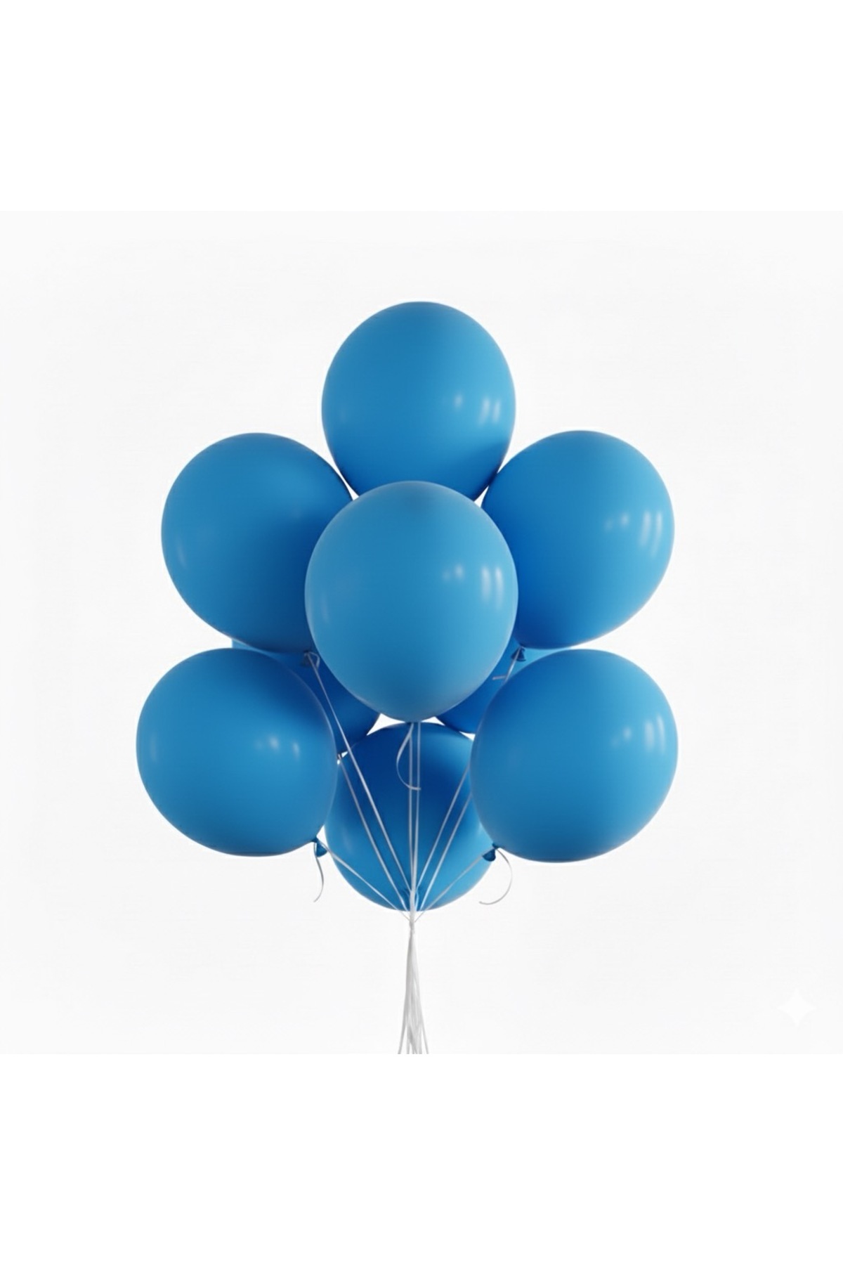 Öz-bal 5 Adet Mavi Balon Seti - Parti, Doğum Günü, Özel Gün Süslemesi