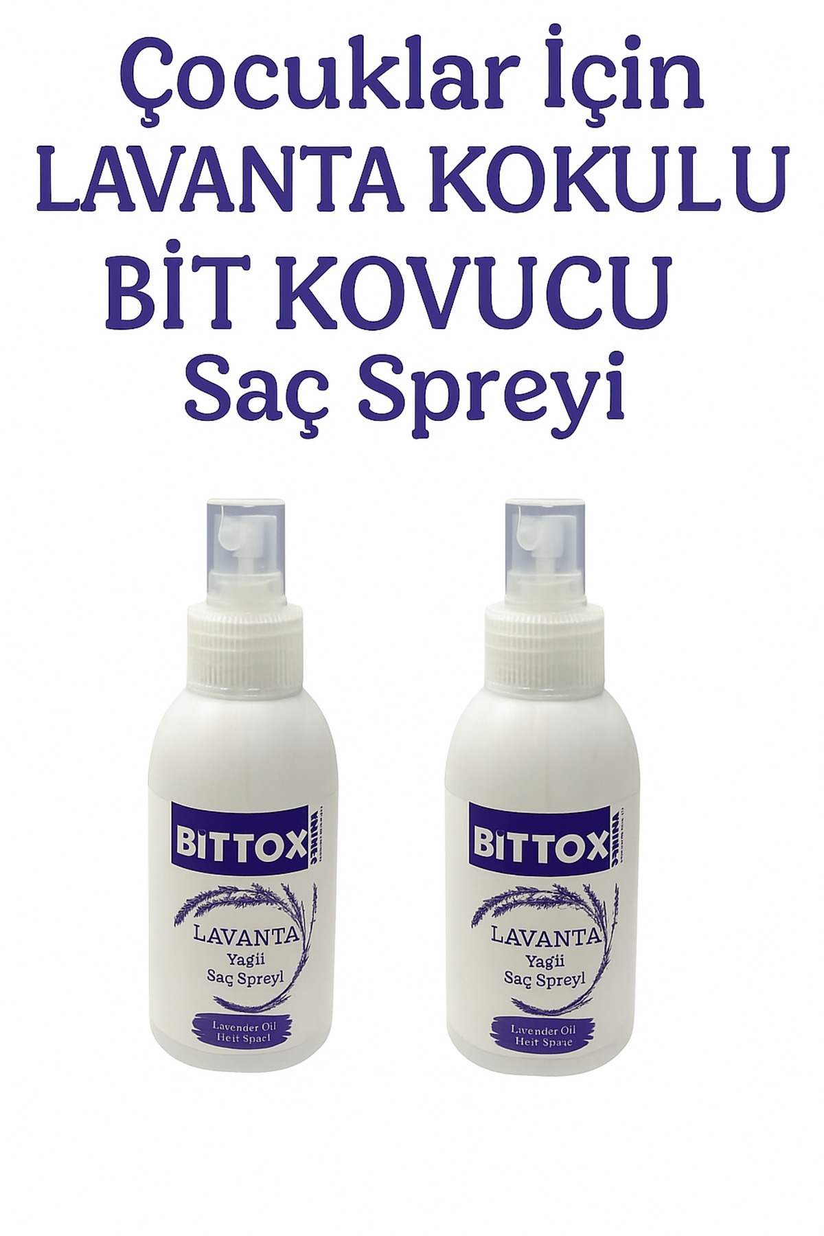 Bittox 2 Adet Çocuklar İçin Lavanta Yağlı Bit Kovucu Saç Spreyi 100 — TYCAE312F526CF41F4F7BEA00
