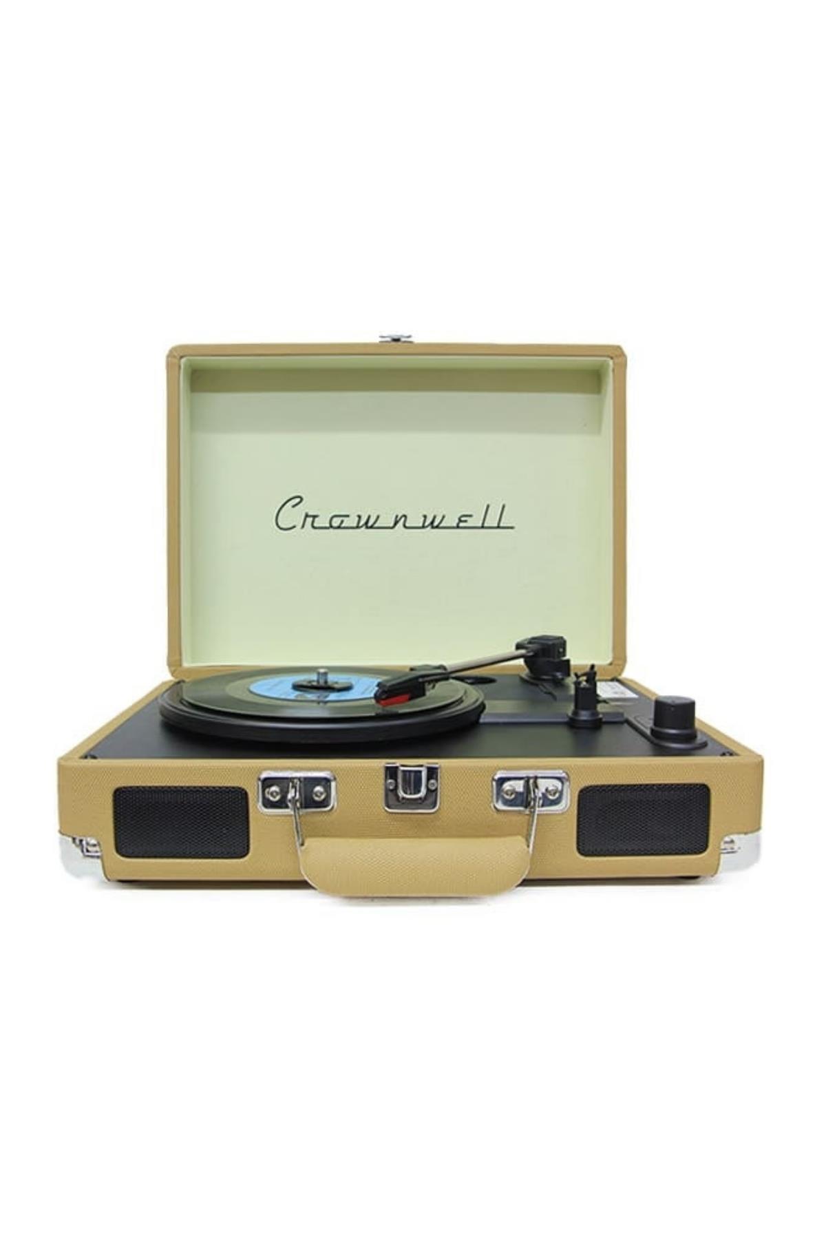 Crown Well Pikap Ahşap Elektronik Bluetooth Hoparlör Plakçalar C1306