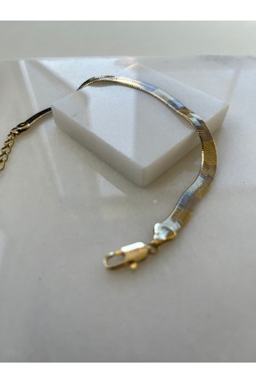 OLEATAKI İtalyan Zincir bileklik çift renkli