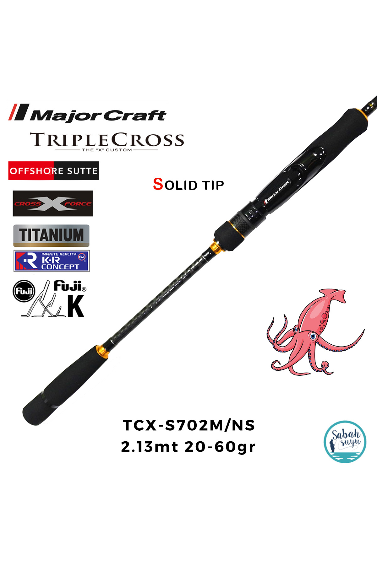 MAJOR CRAFT Triple Cross TCX-S702M/NS Offshore Sutte 2.13mt 20