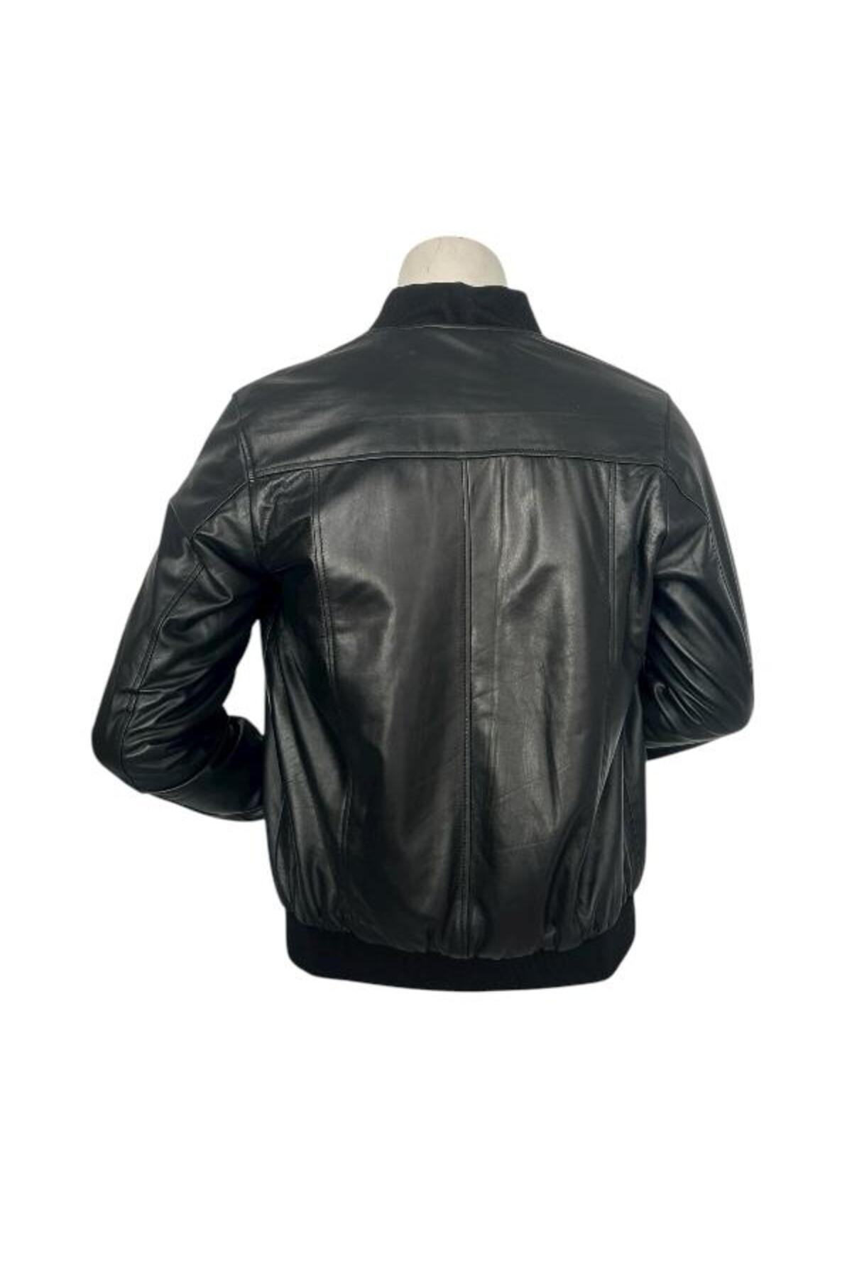 Kemal Tanca  415 1042 ERKEK HAKİKİ DERİ MONT - Görsel 3