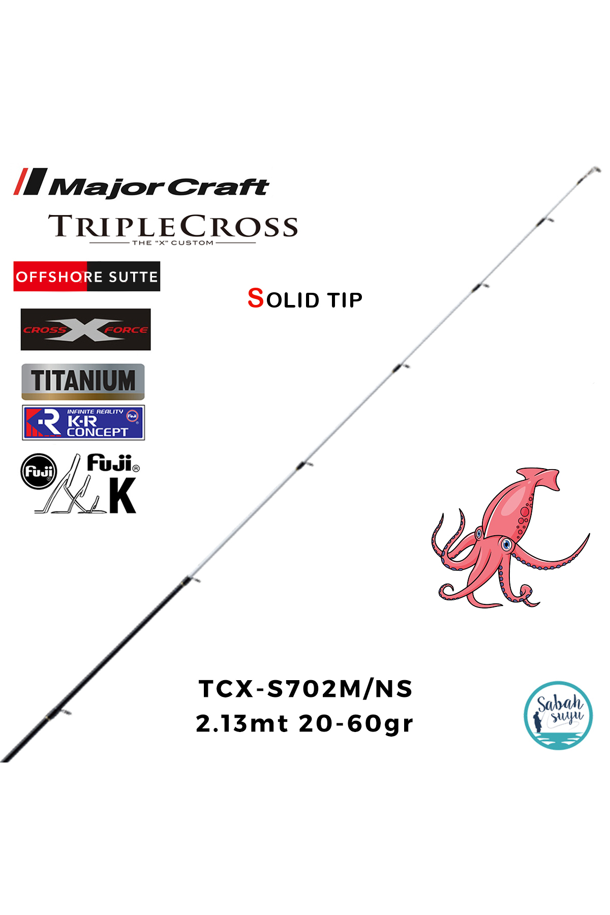 MAJOR CRAFT Triple Cross TCX-S702M/NS Offshore Sutte 2.13mt 20