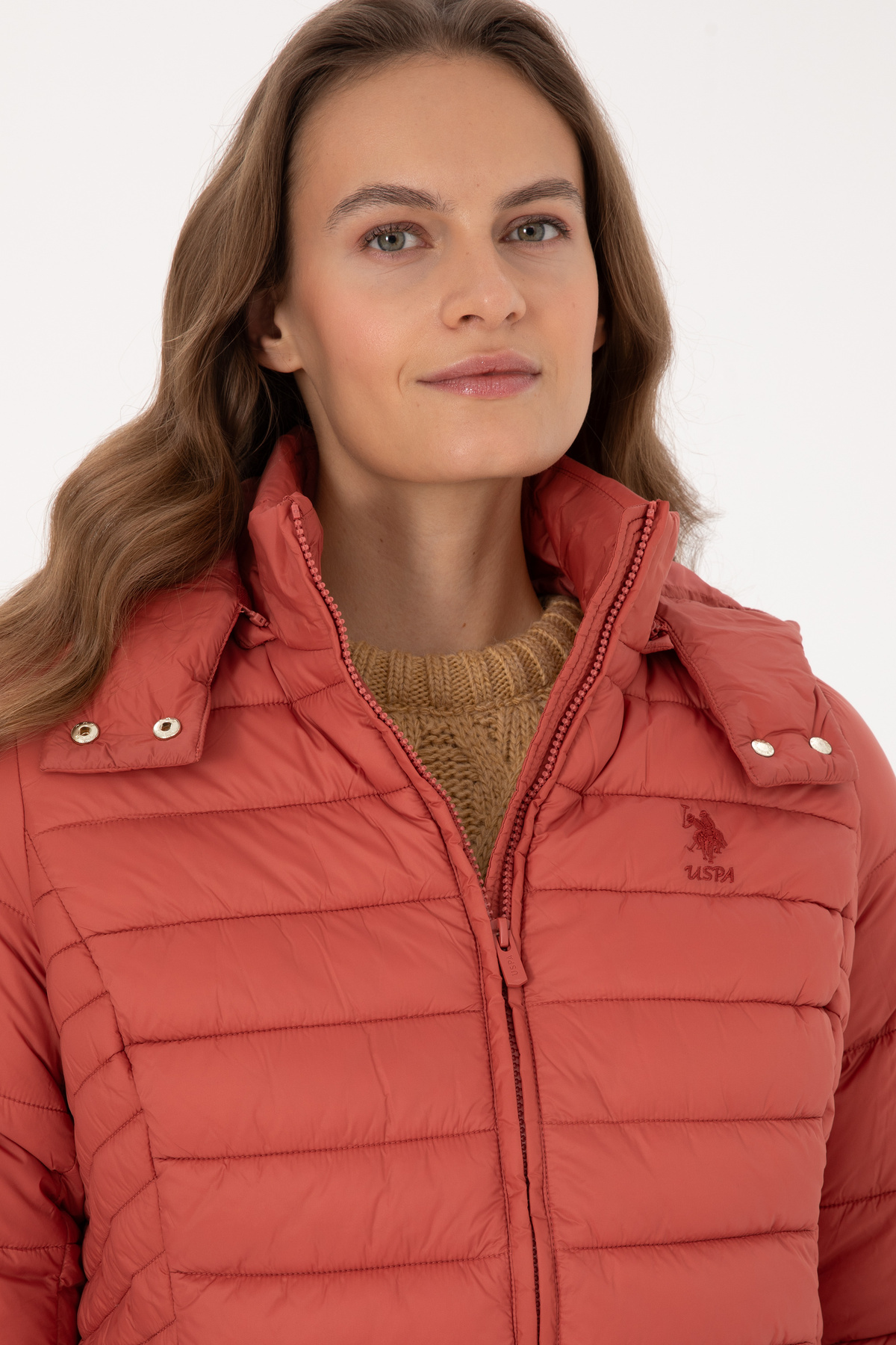 U.S. Polo Assn.  Kadın Gül Kurusu Mont 50307935-VR026 - Görsel 2