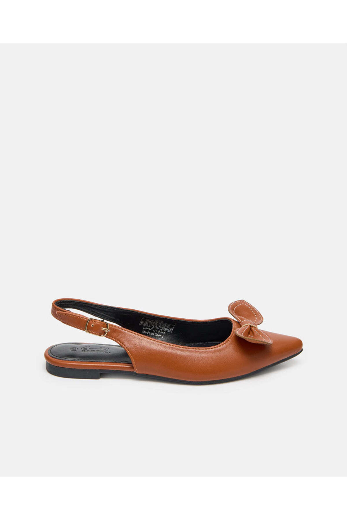 REDTAG Women Brown Slingback With Bow Detail Upper Mule