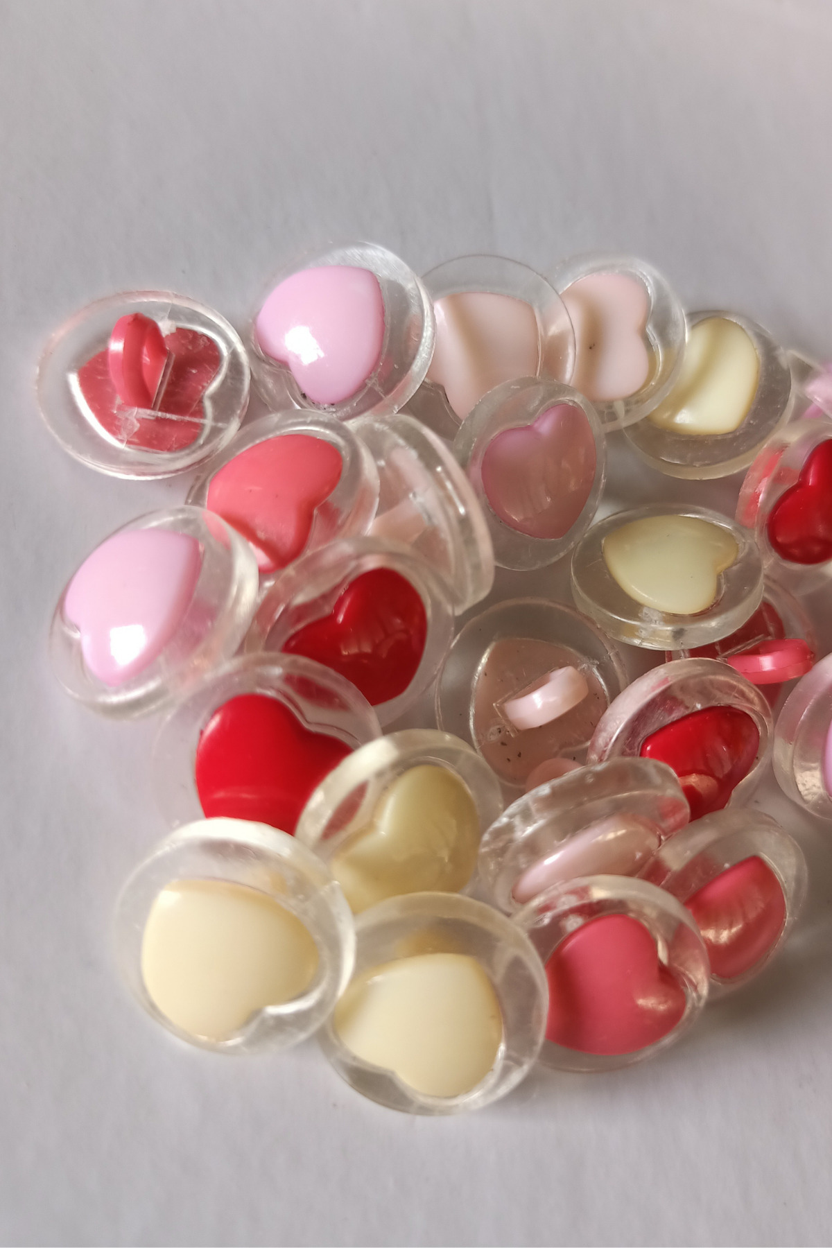 Kent Pazarı Bebek Yelek Düğmesi 5 Renk 25 Adet 14 mm (-1,4 CM-)