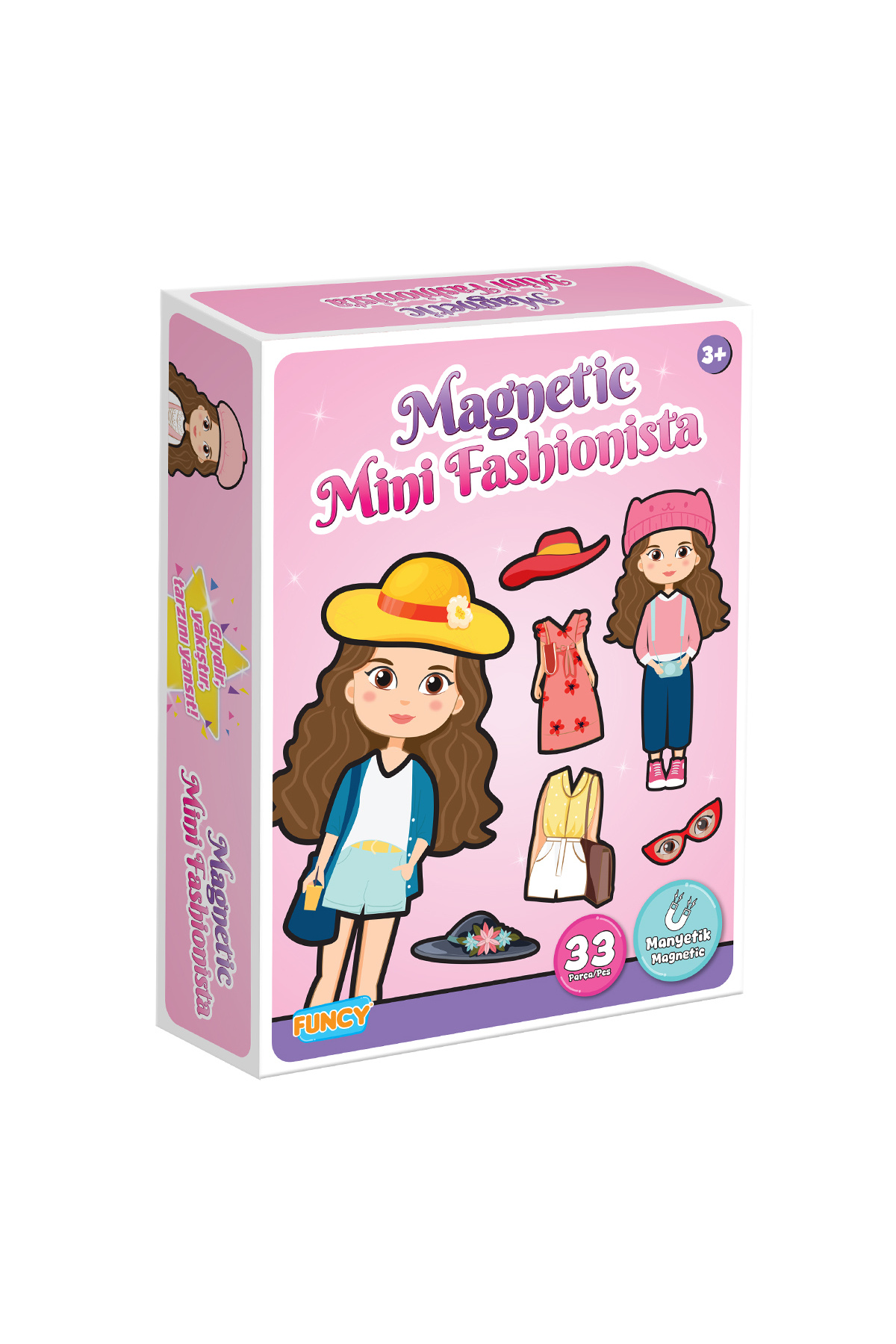 MAGNETLİ MİNİ FASHİONİSTA MODA KUTU OYUNU