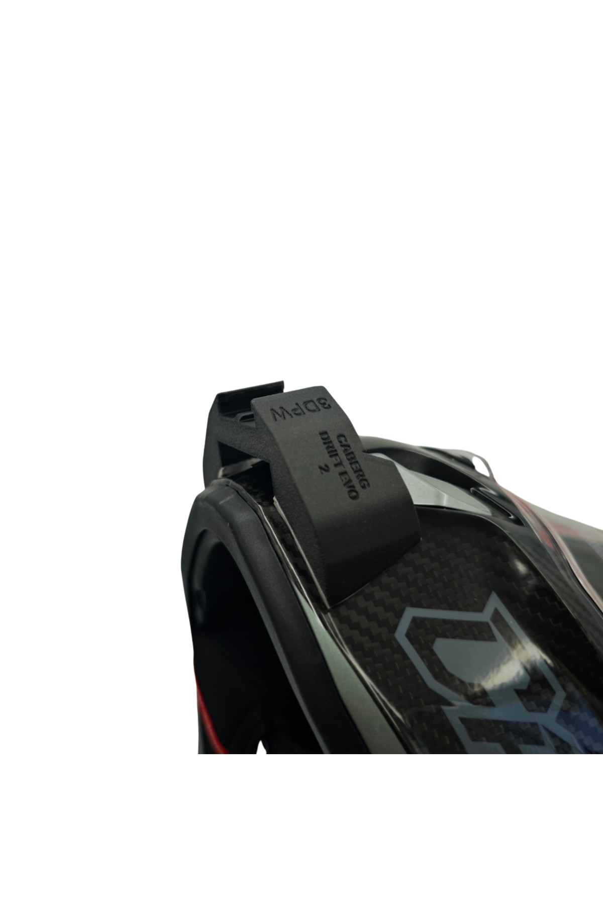 3DPW 3D PART WORKS 3DPW Caberg Drift Evo 2 Kask uyumlu chinmount aksiyon kamera çene bağlantı aparatı seti