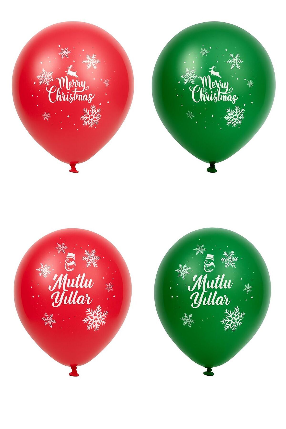 Partini Renklendir Yeniyıl Yazılı Lateks Balon 10 ADET