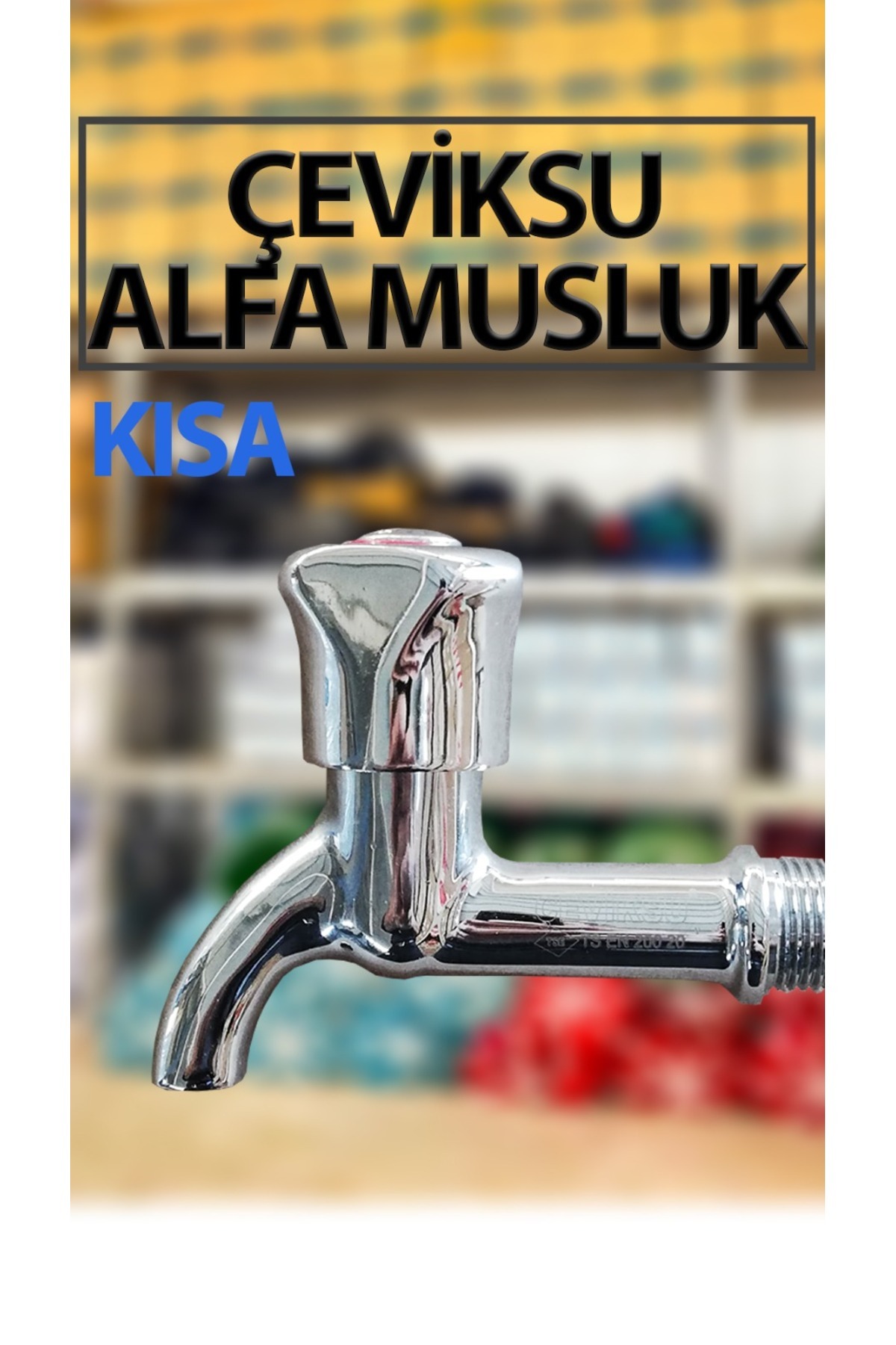 Çeviksu Alfa Krom Musluk Kısa
