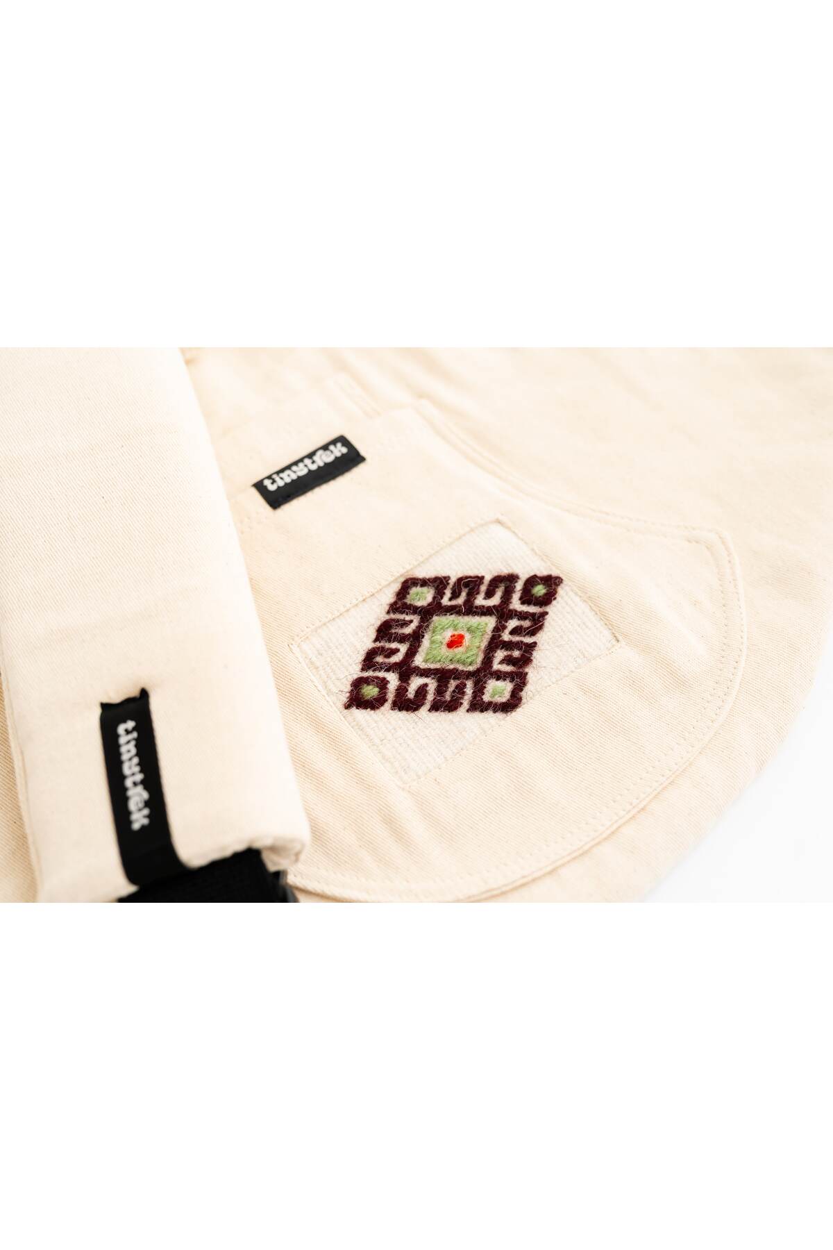 tinytrek x Helvacı Kilim Çcouk Taşıyıcı -10 Ay-4 Yaş(max 18 kg)Bej Kilim Desen | Yan Sling fotoğrafı 5 (önizleme)