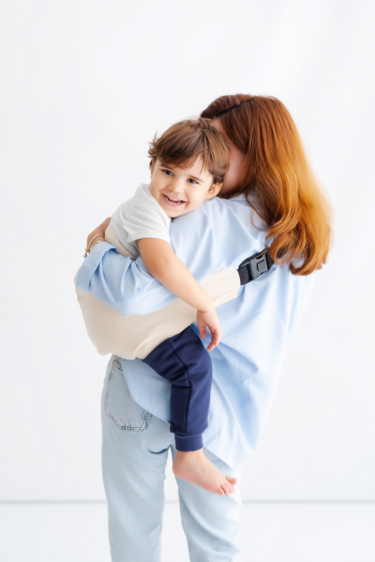 tinytrek x Helvacı Kilim Çcouk Taşıyıcı -10 Ay-4 Yaş(max 18 kg)Bej Kilim Desen | Yan Sling fotoğrafı 4 (önizleme)