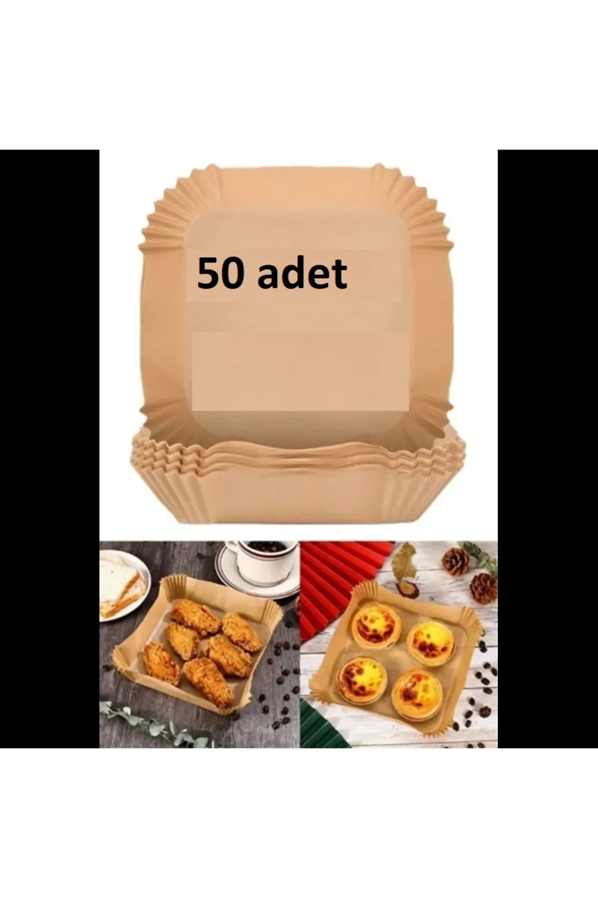 YNT İthalat Fritöz Pişirme Kağıdı 50