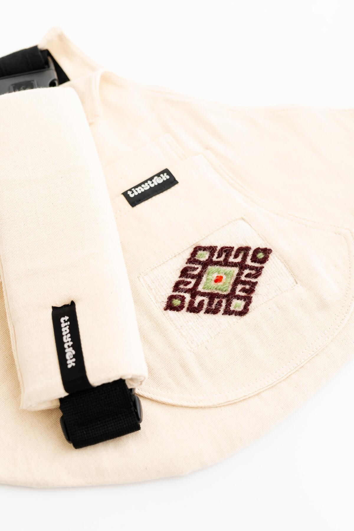 tinytrek x Helvacı Kilim Çcouk Taşıyıcı -10 Ay-4 Yaş(max 18 kg)Bej Kilim Desen | Yan Sling fotoğrafı 2 (önizleme)