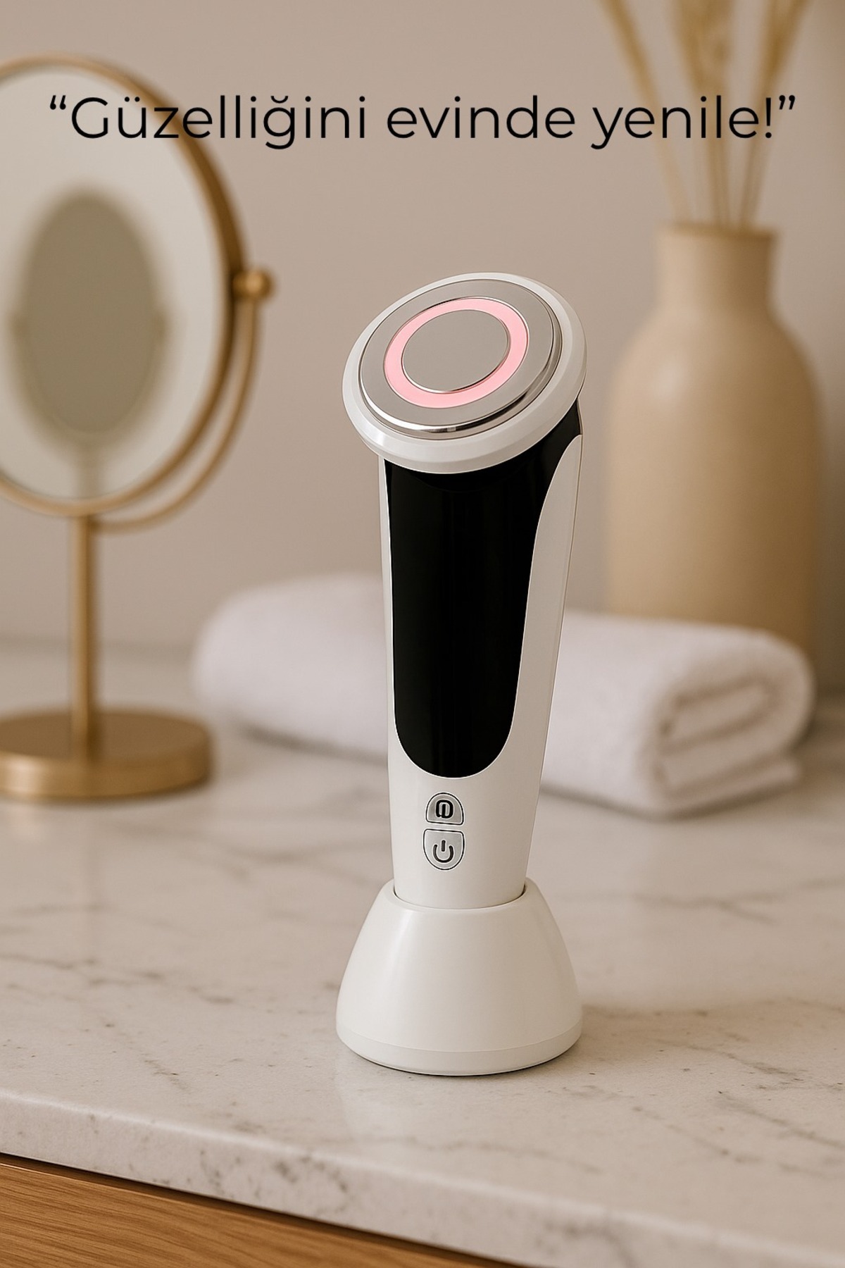 SMAYLİNG 7’si 1 Arada Cilt Bakım Cihazı – LED Işık, Masaj, Gözenek Sıkılaştırma, Siyah Nokta Temizleme