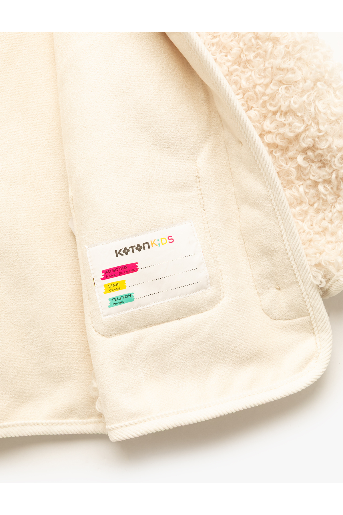 Koton Uzun Kollu Cep Detaylı Kapşonlu Peluş Mont fotoğrafı 4 (önizleme)