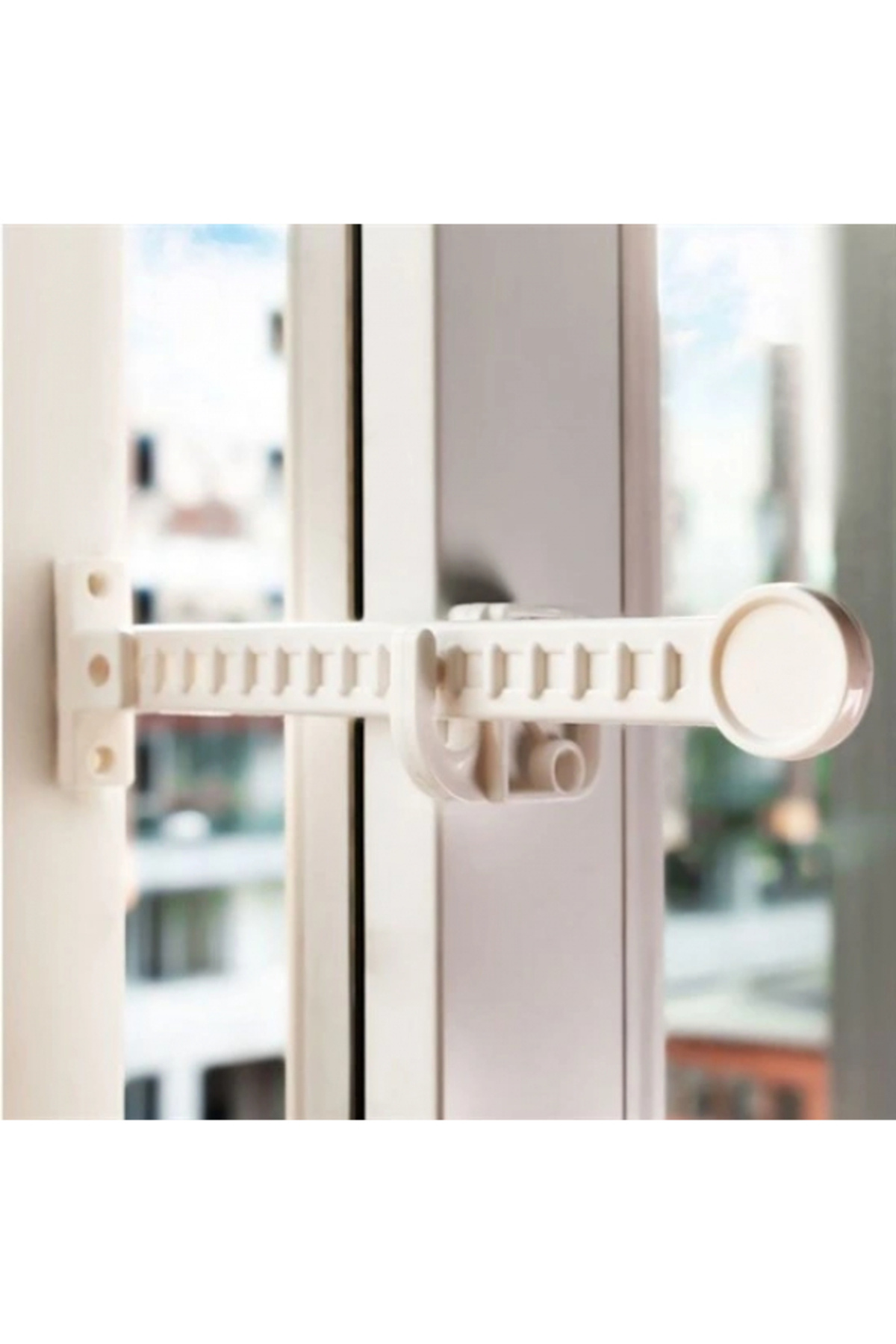 SELFBUYSELL Bebek Çocuk Evcil Hayvan Güvenlik Ayarlanabilir Koruyucu Pencere Havalandırma Kilidi (5324)