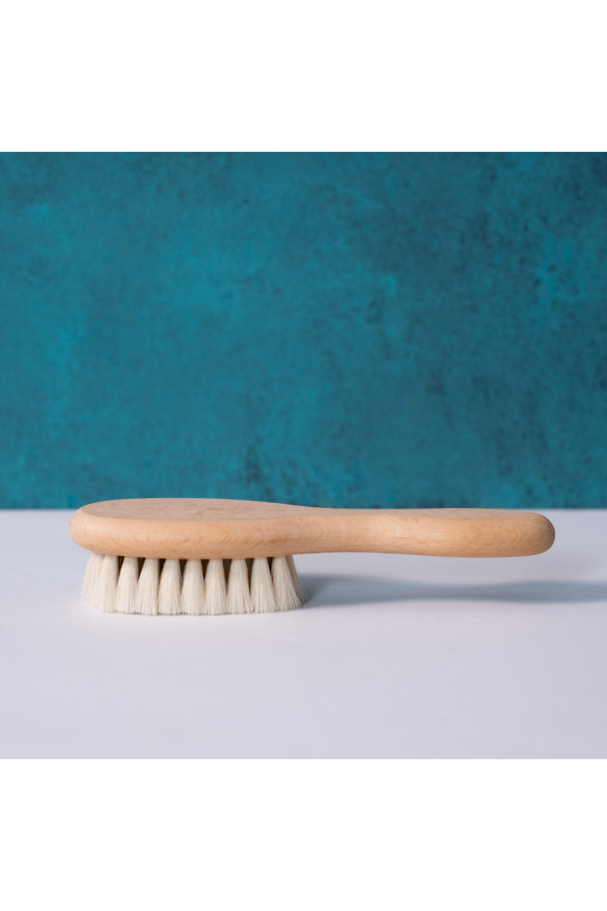 Tabii Store Tabii'm Keçi Kılı Bebek Fırçası %100 Doğal - Pamuklu Özel Ham Bez Kese Hediyeli