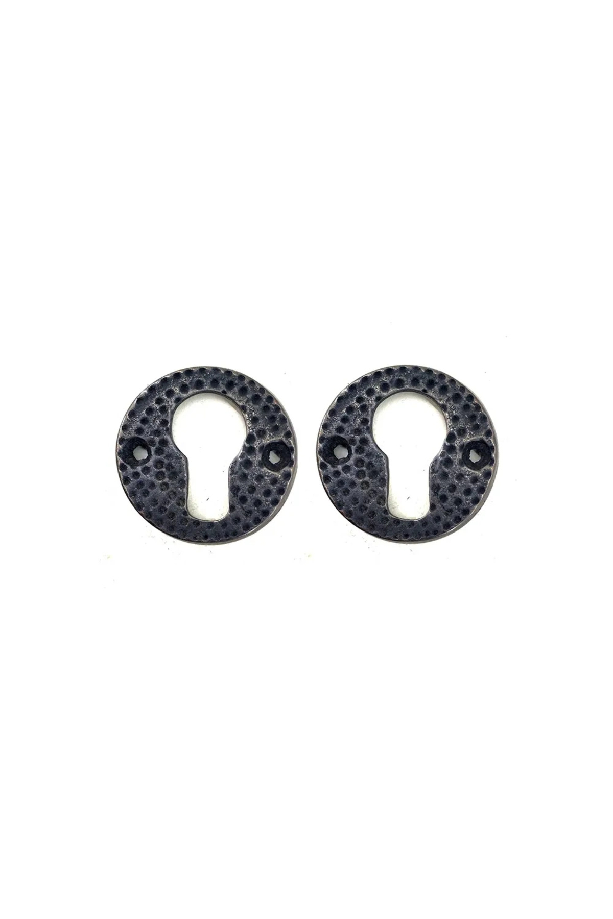 YNT İthalat Antika Tarz Dekoratif Pirinç Oda Kilit Rozeti - 49mm, Oksit