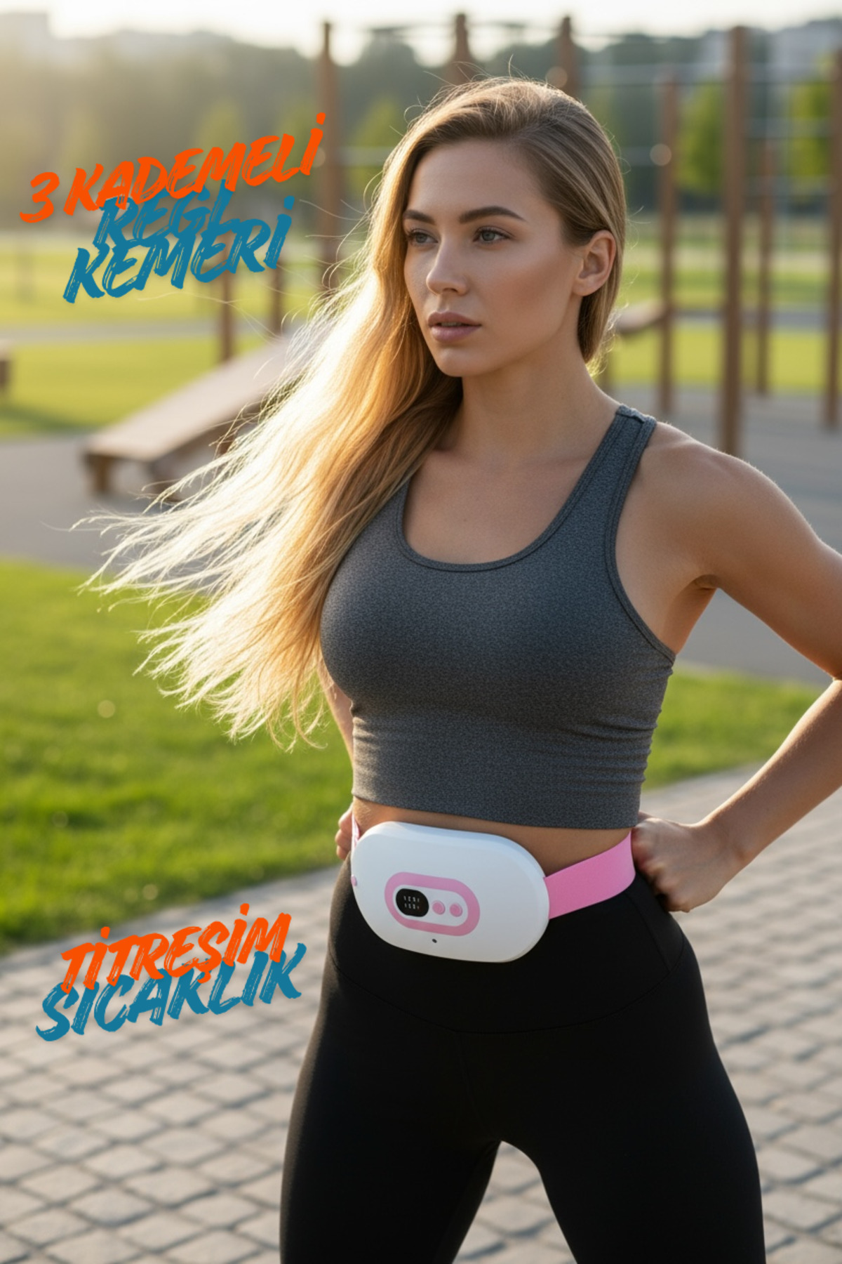 STFAST Şarjlı Özel Gün Kemeri - Regl Ağrıları Için Titreşimli Isı Veren Kemer