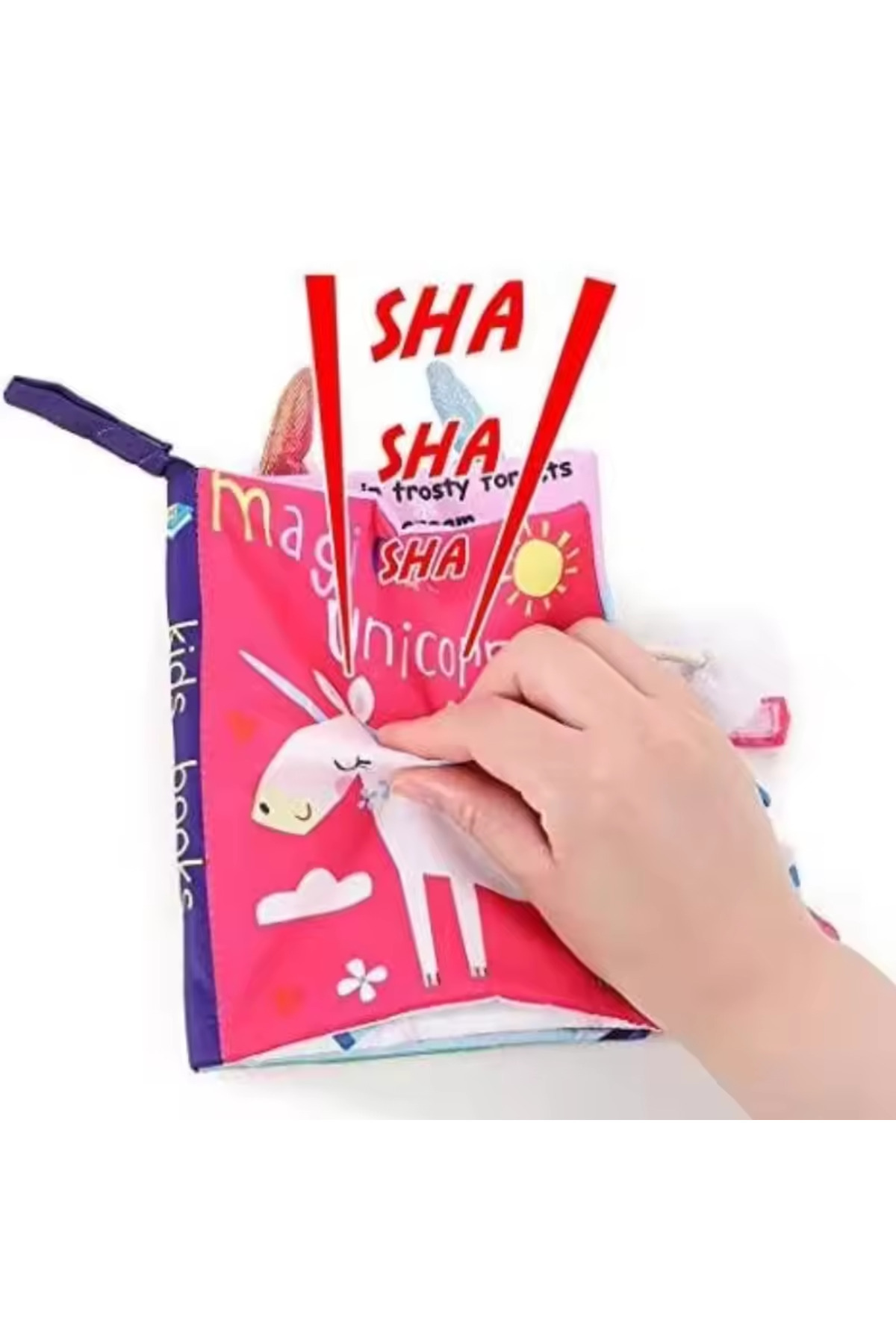 تایگر ۰–۳۶ ماهه اسباب‌بازی آموزشی اولیه نوزاد دم پارچه‌ای کتاب کاغذی پازل صدا تعاملی والد–کودک