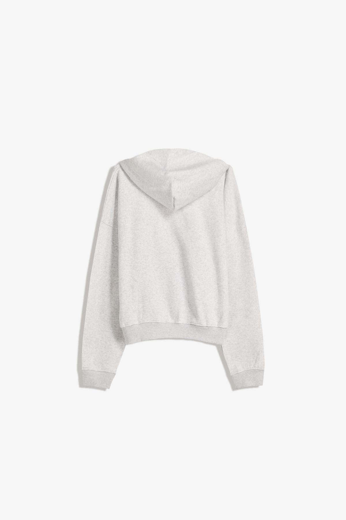 Bershka  Oversize kapüşonlu fermuarlı sweatshirt - Görsel 6