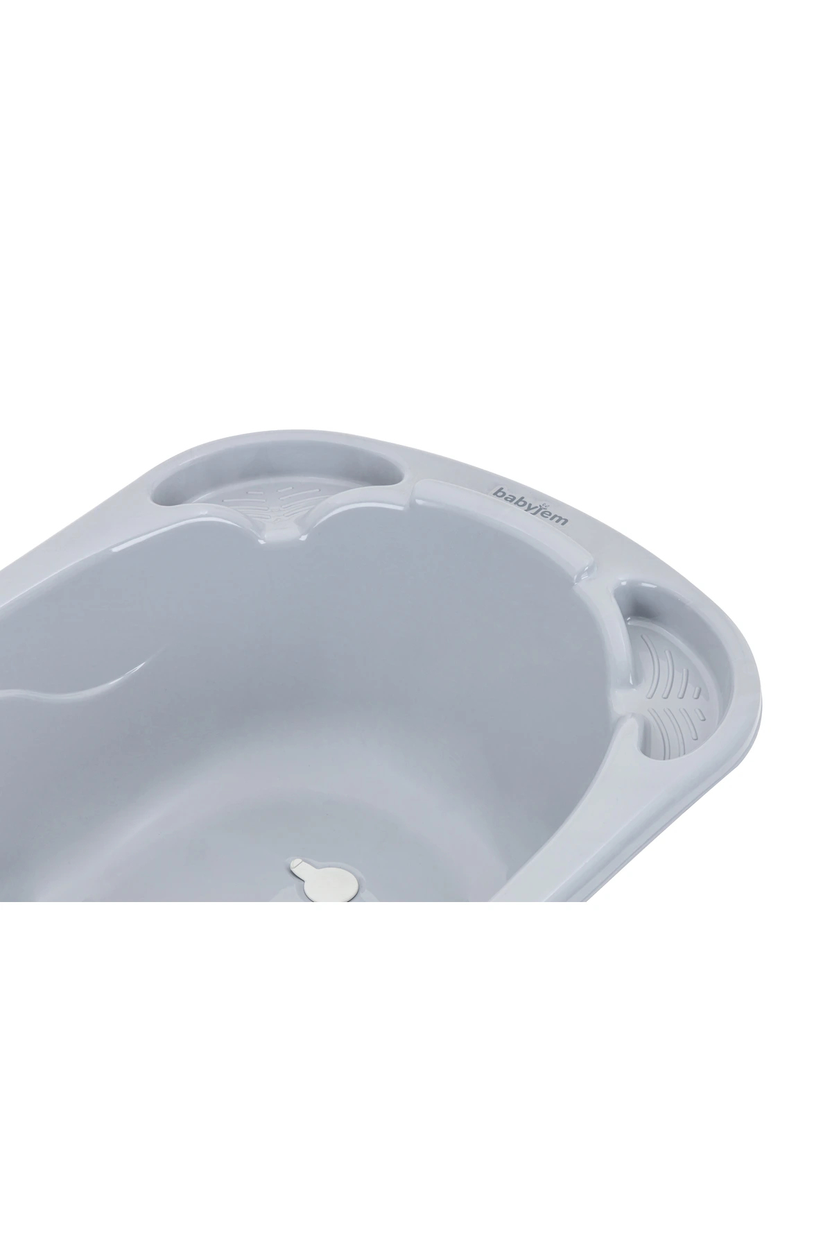 Babyjem Giderli Mat Banyo Küveti - Soft Gri fotoğrafı 4 (önizleme)
