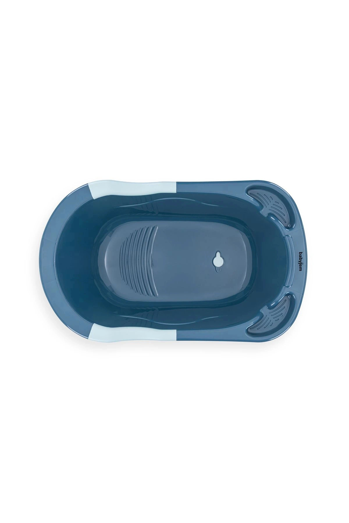 Babyjem Giderli Mat Bebek Banyo Küveti - İndigo Mavi fotoğrafı 2 (önizleme)