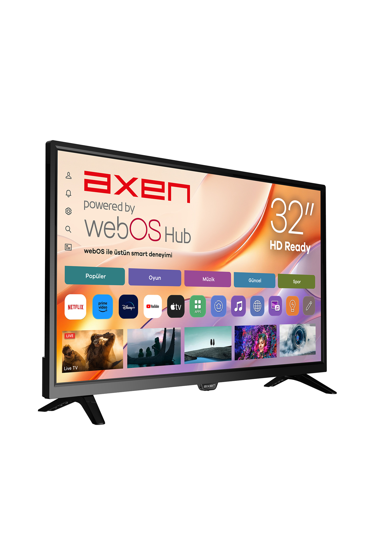 Axen 32'' AX32DAL540 82 Ekran Webos 2.0 TV - Fiyatı, Yorumları